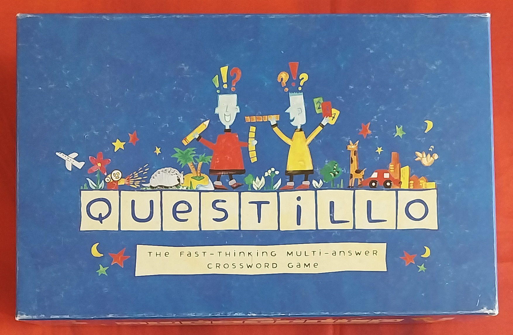 Tomy Questiono Fast-Thinking Multi-Answer Crossword Game COMPLETE