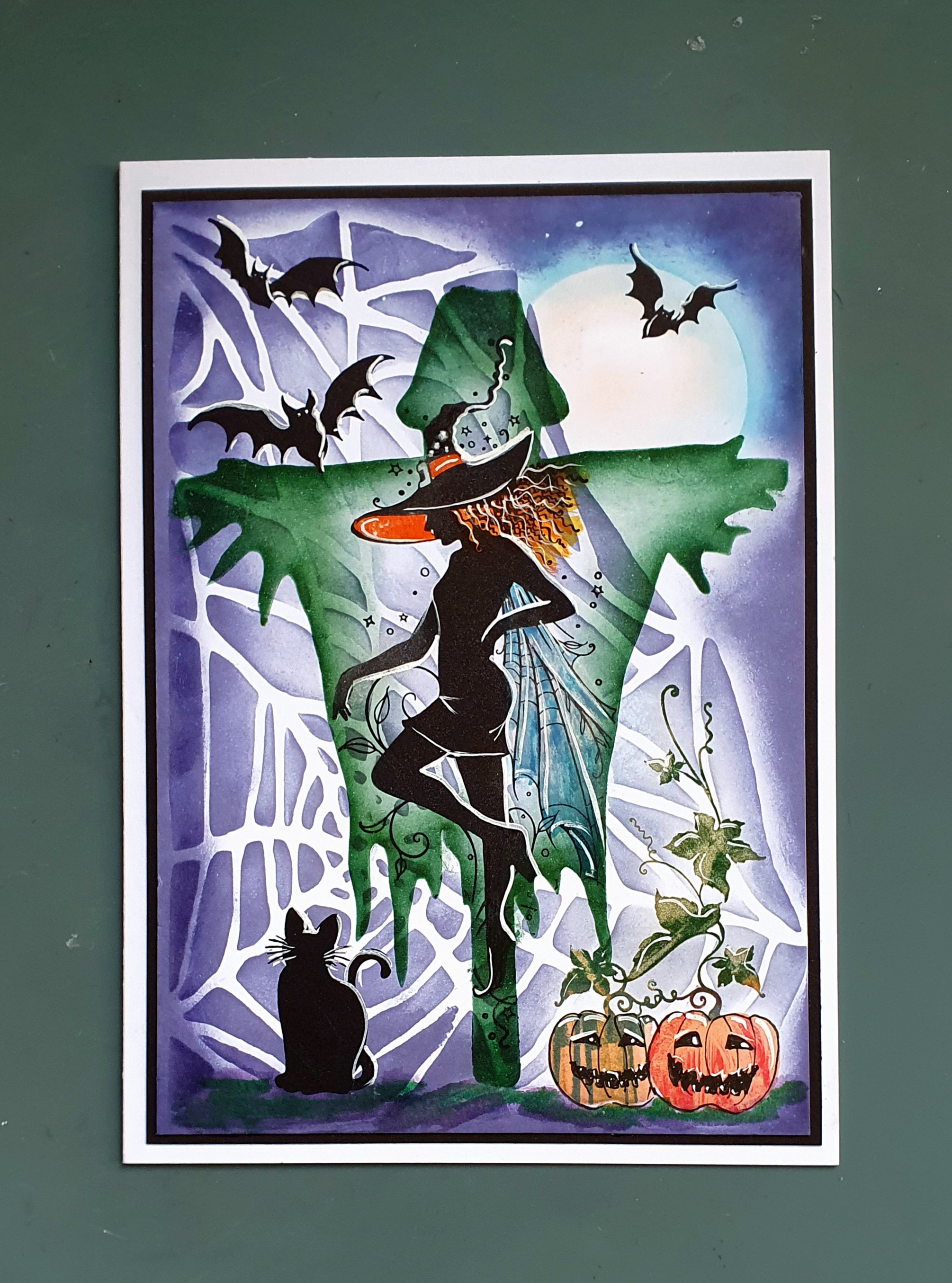 Halloweén’s Coming! – Handmade Halloween Greeting Card by AngieD
