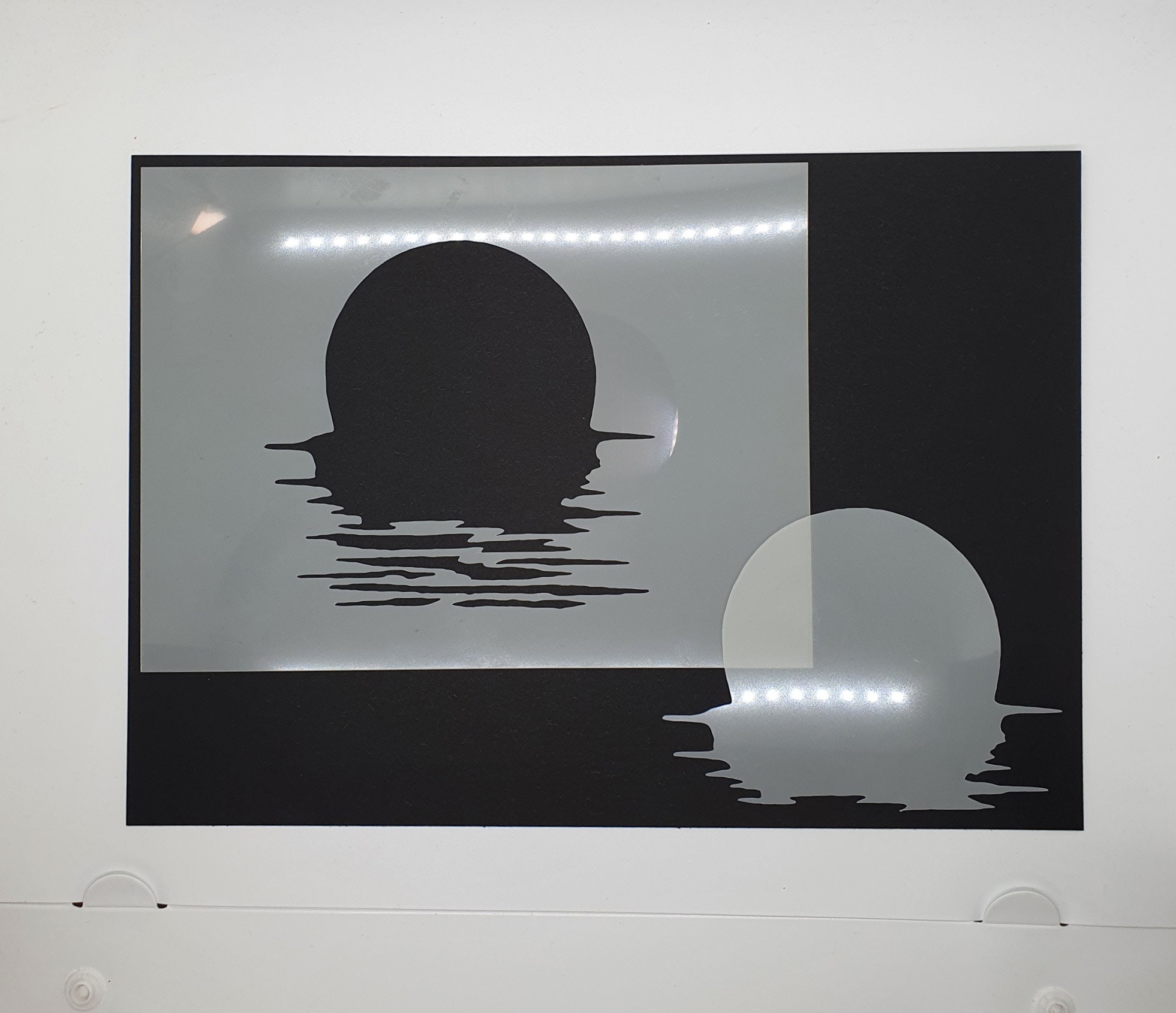 Moon/Sun Over Water Mask & Stencil Set