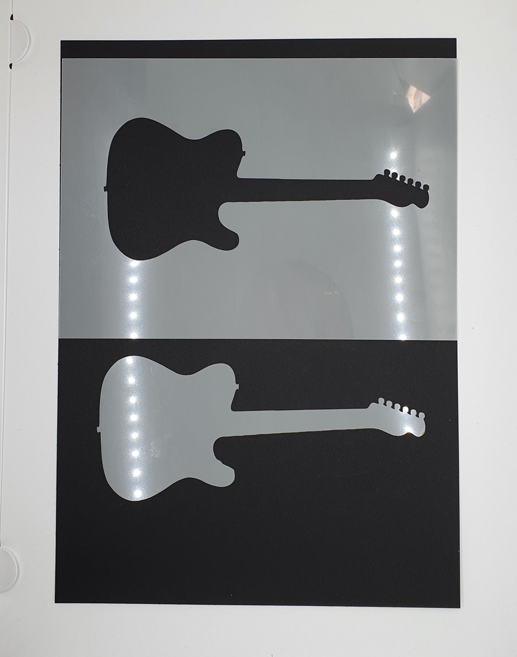 Fender Telecaster Style Guitar Mask & Stencil Set