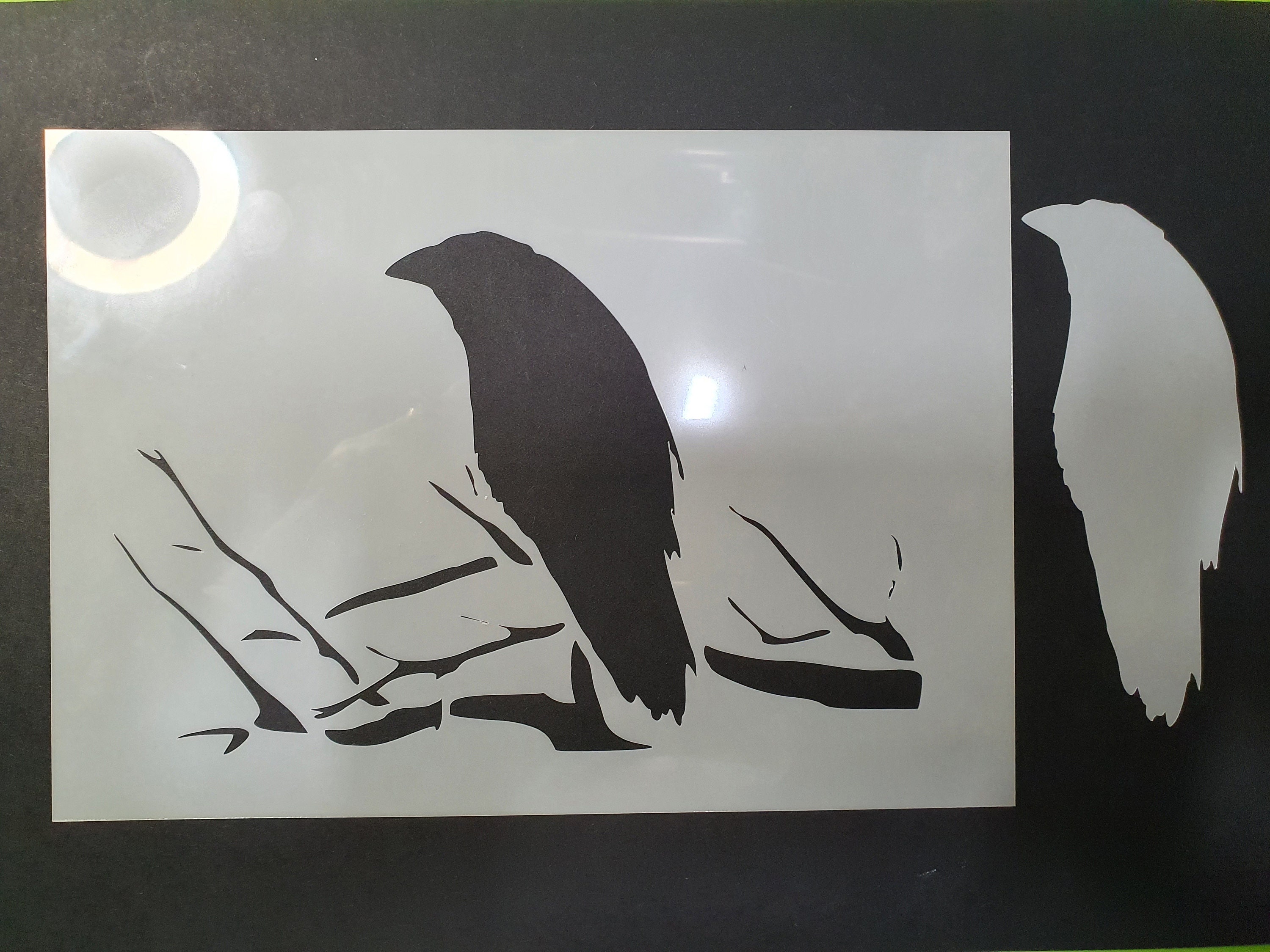 Ravens Branch Mask & Stencil Set