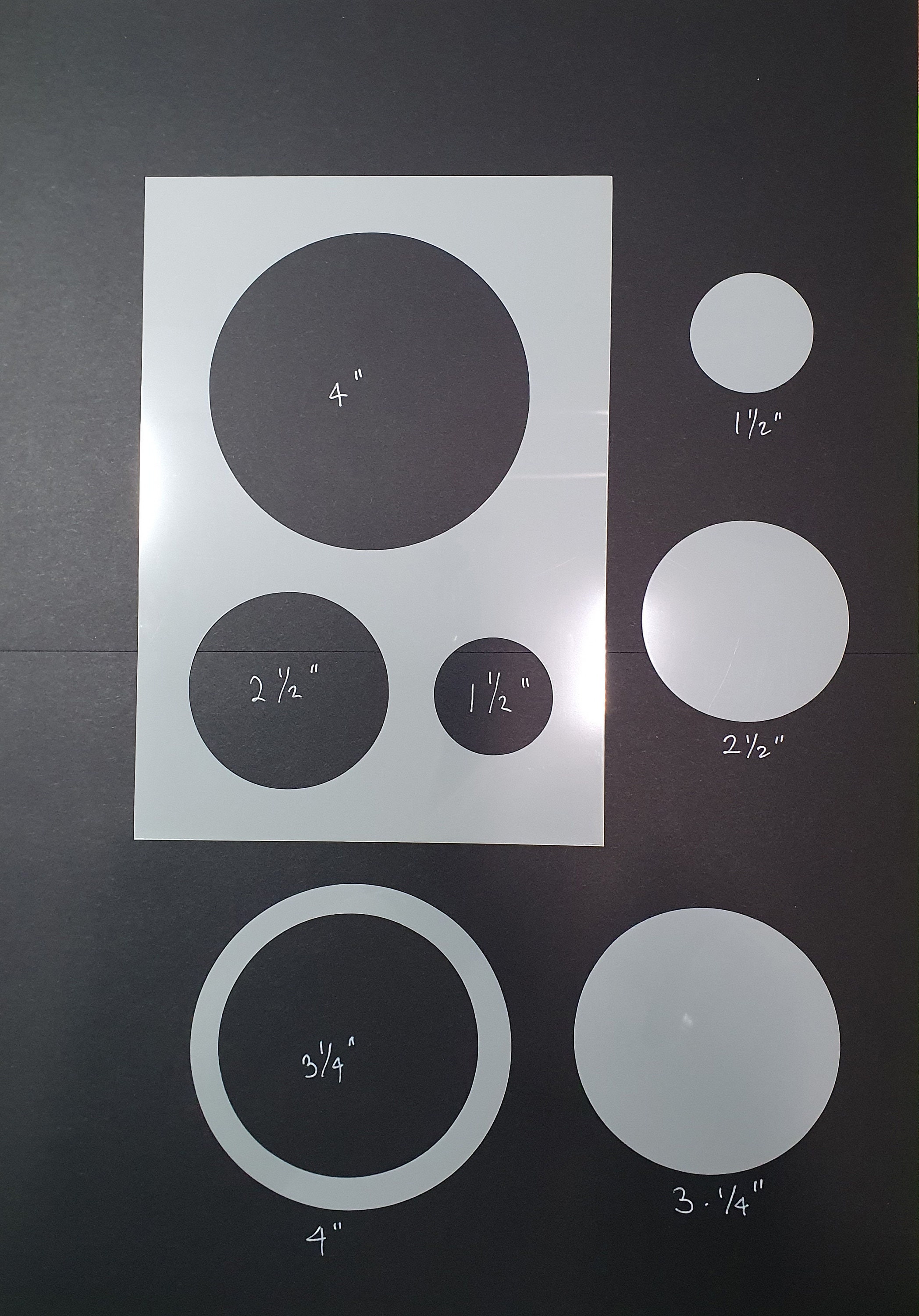 Circles & Spheres Masks and Stencils Set