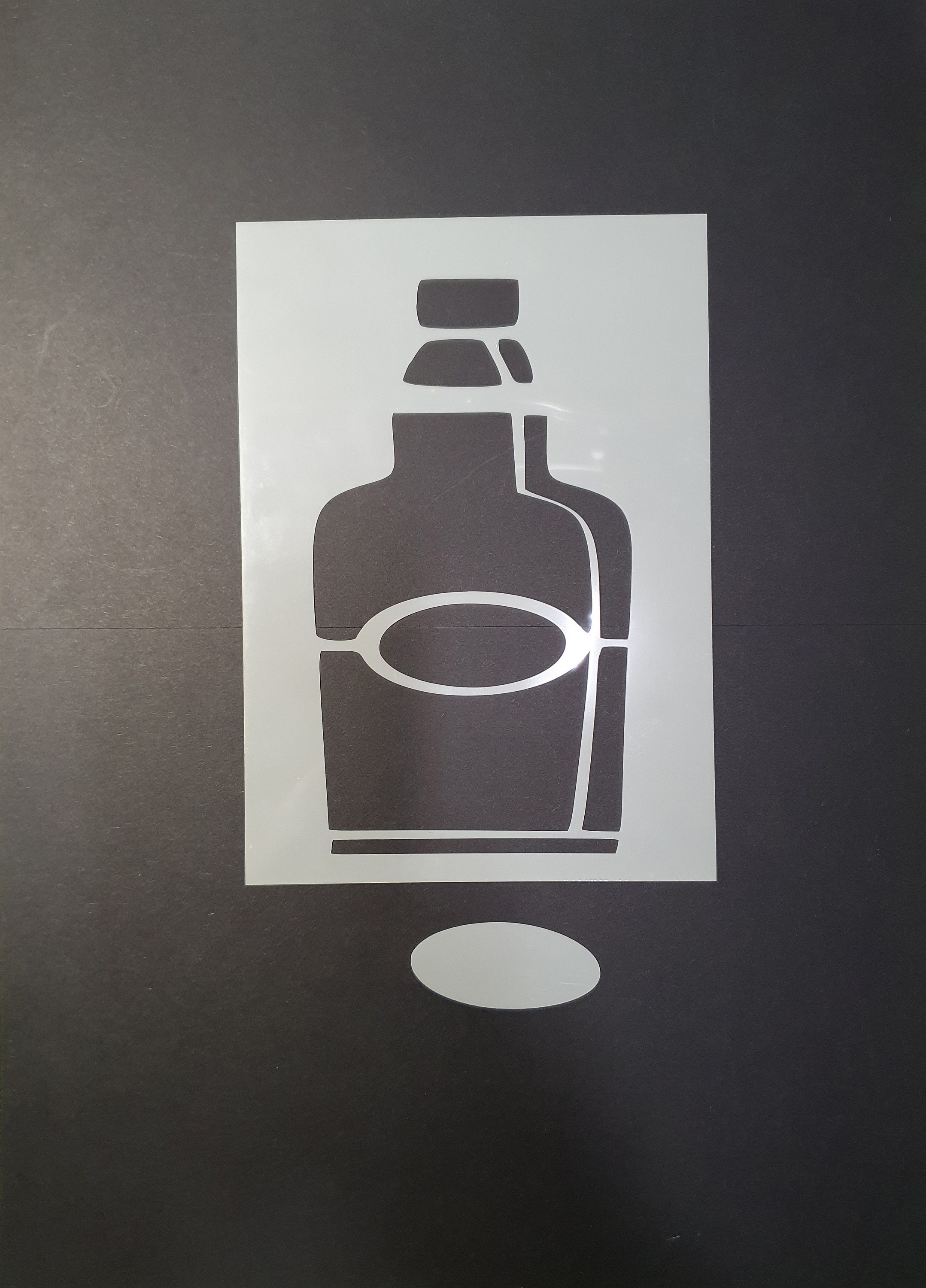 Beer Bottle Mask & Stencil Set
