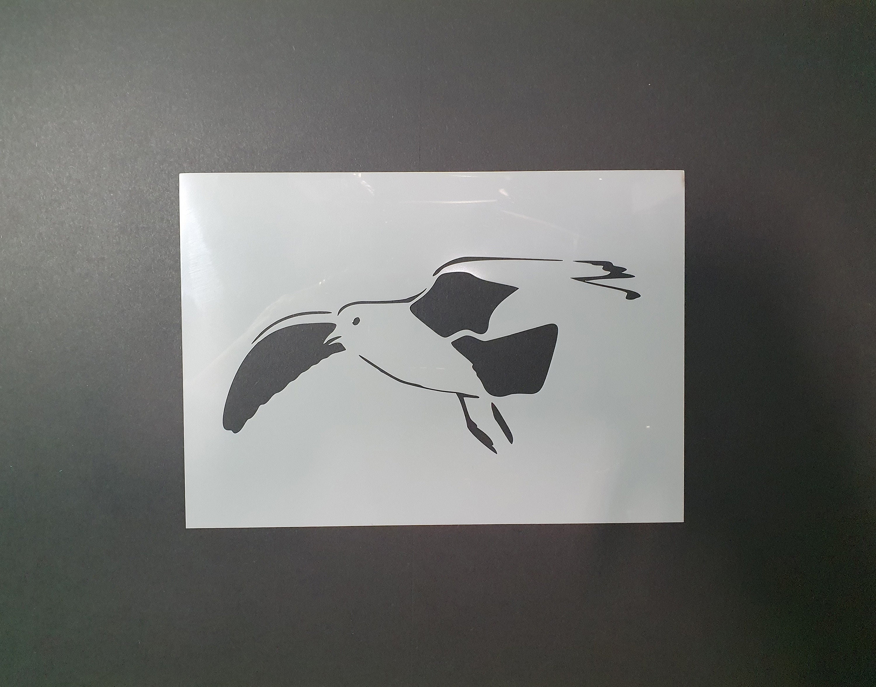 Smeagull Seagull Stencil