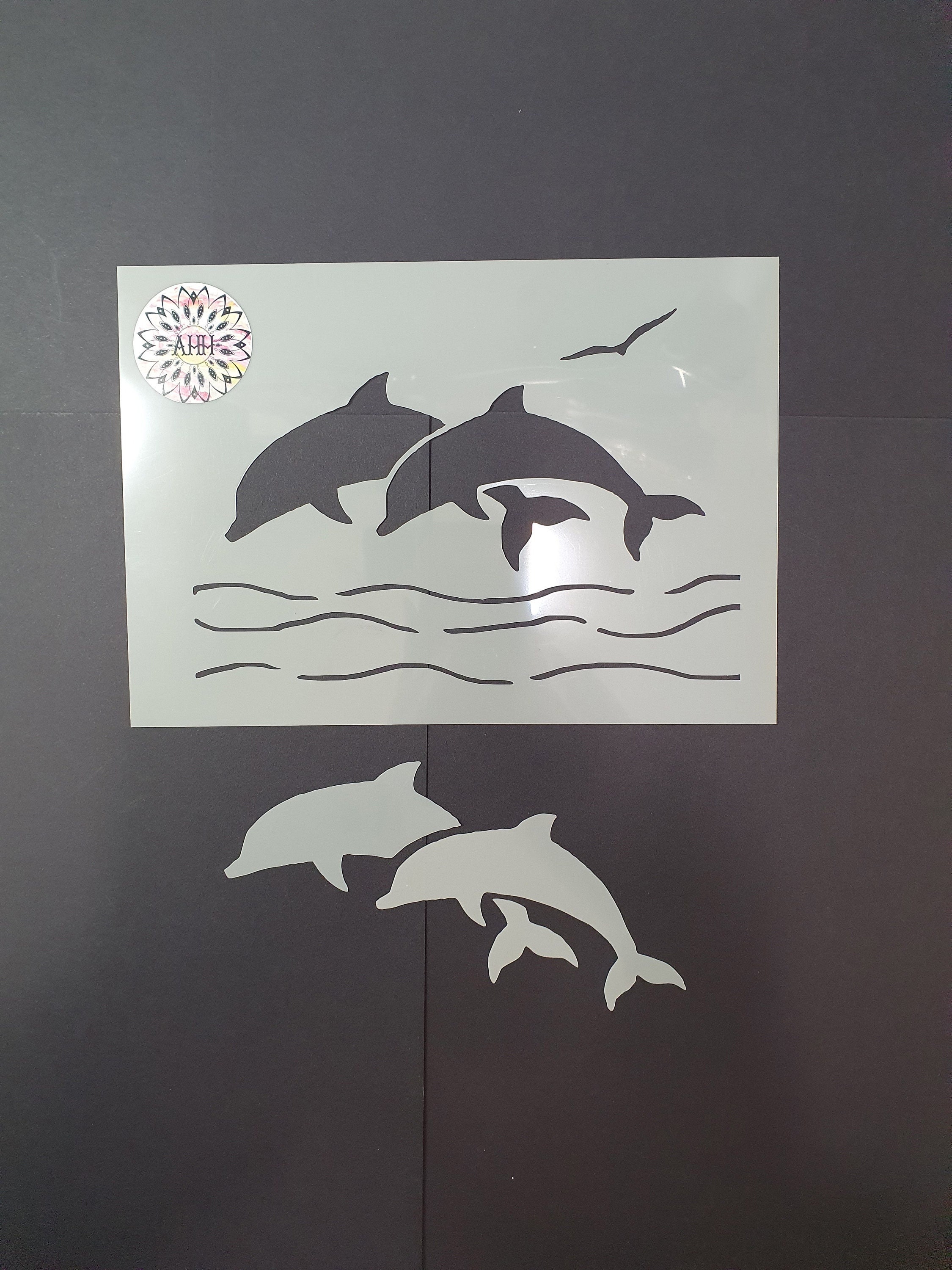 Leaping Dolphins Mask & Stencil Set