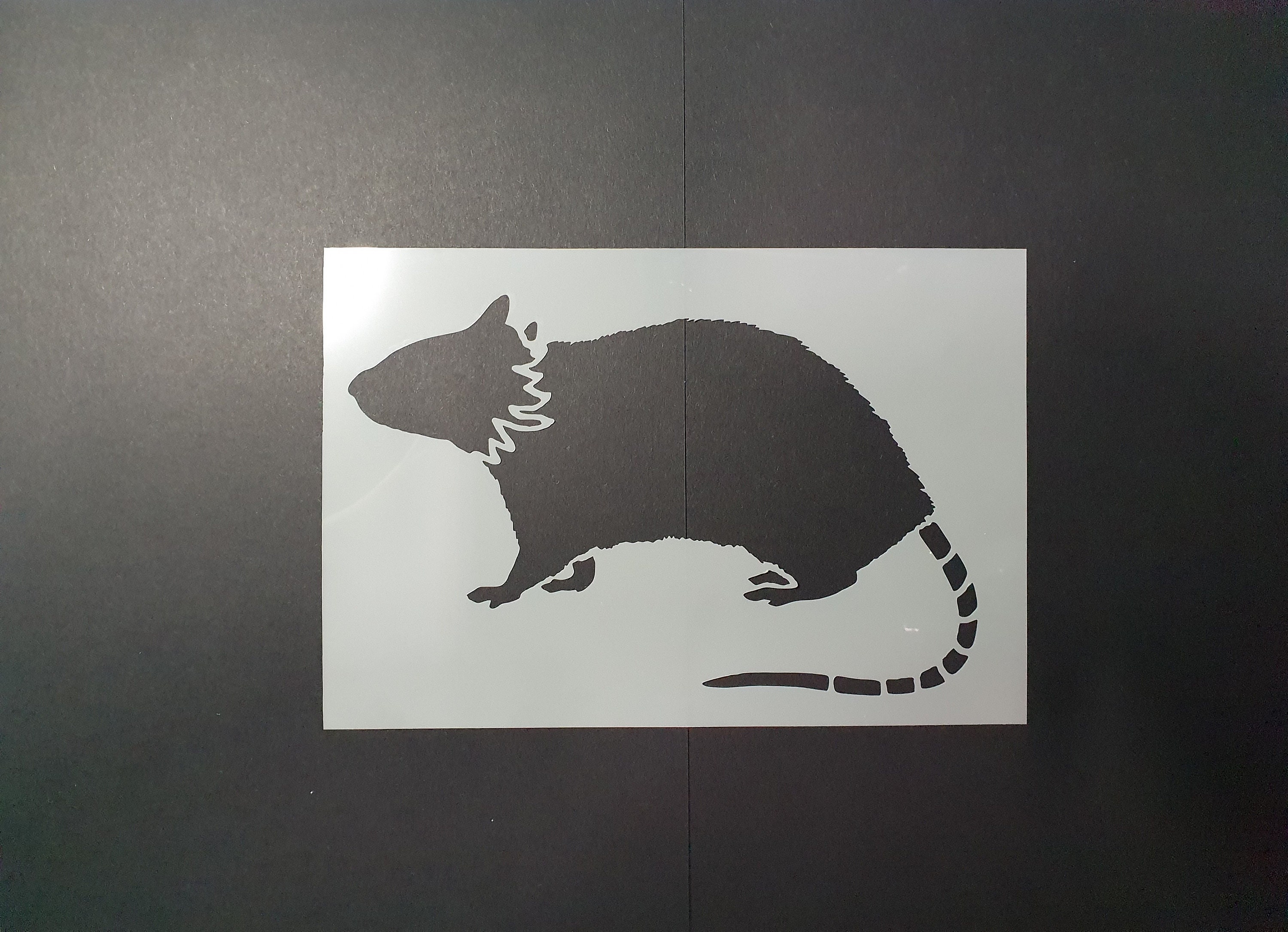 Reggie Rat Stencil