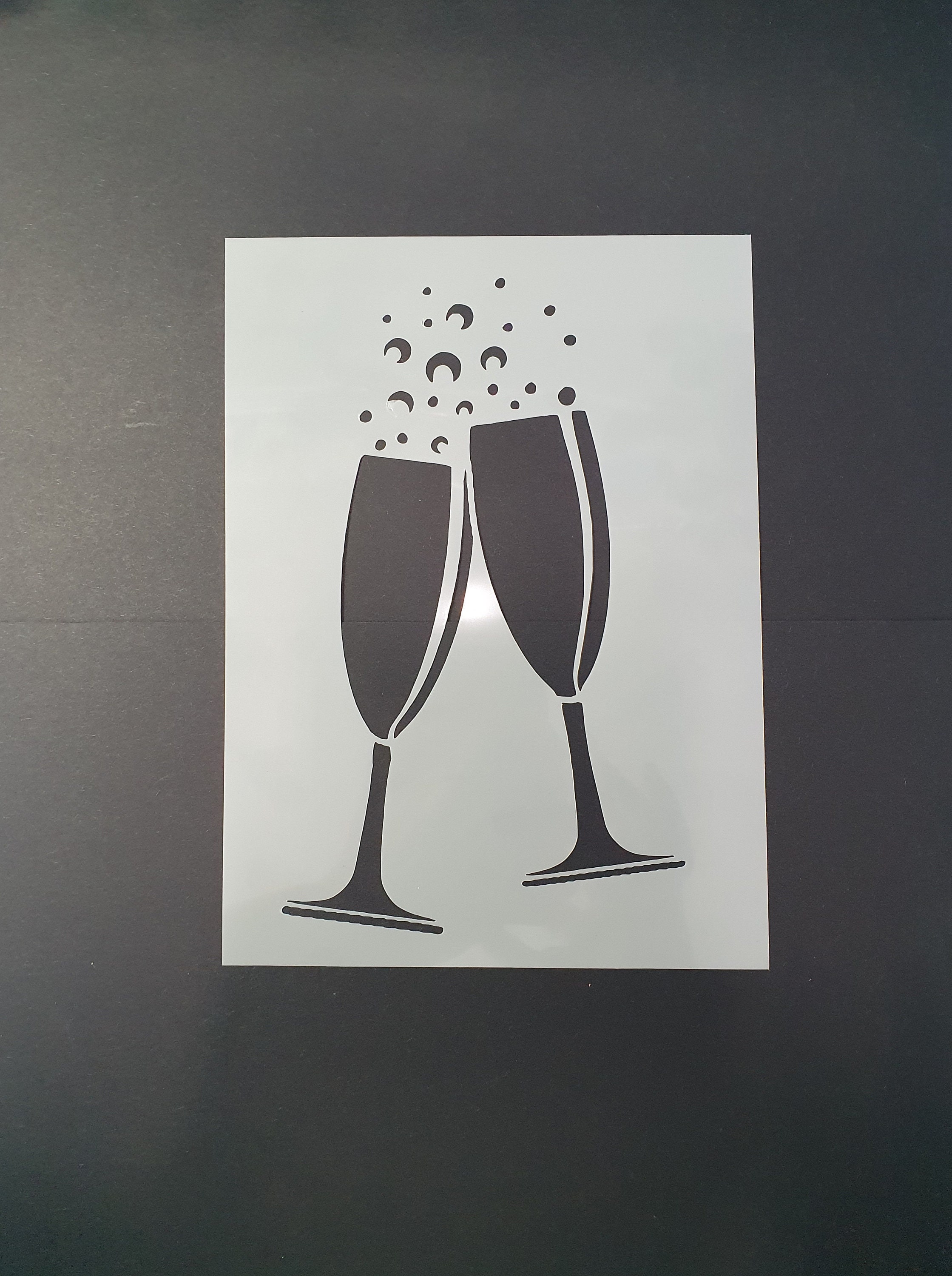 Cheers Dears Stencil