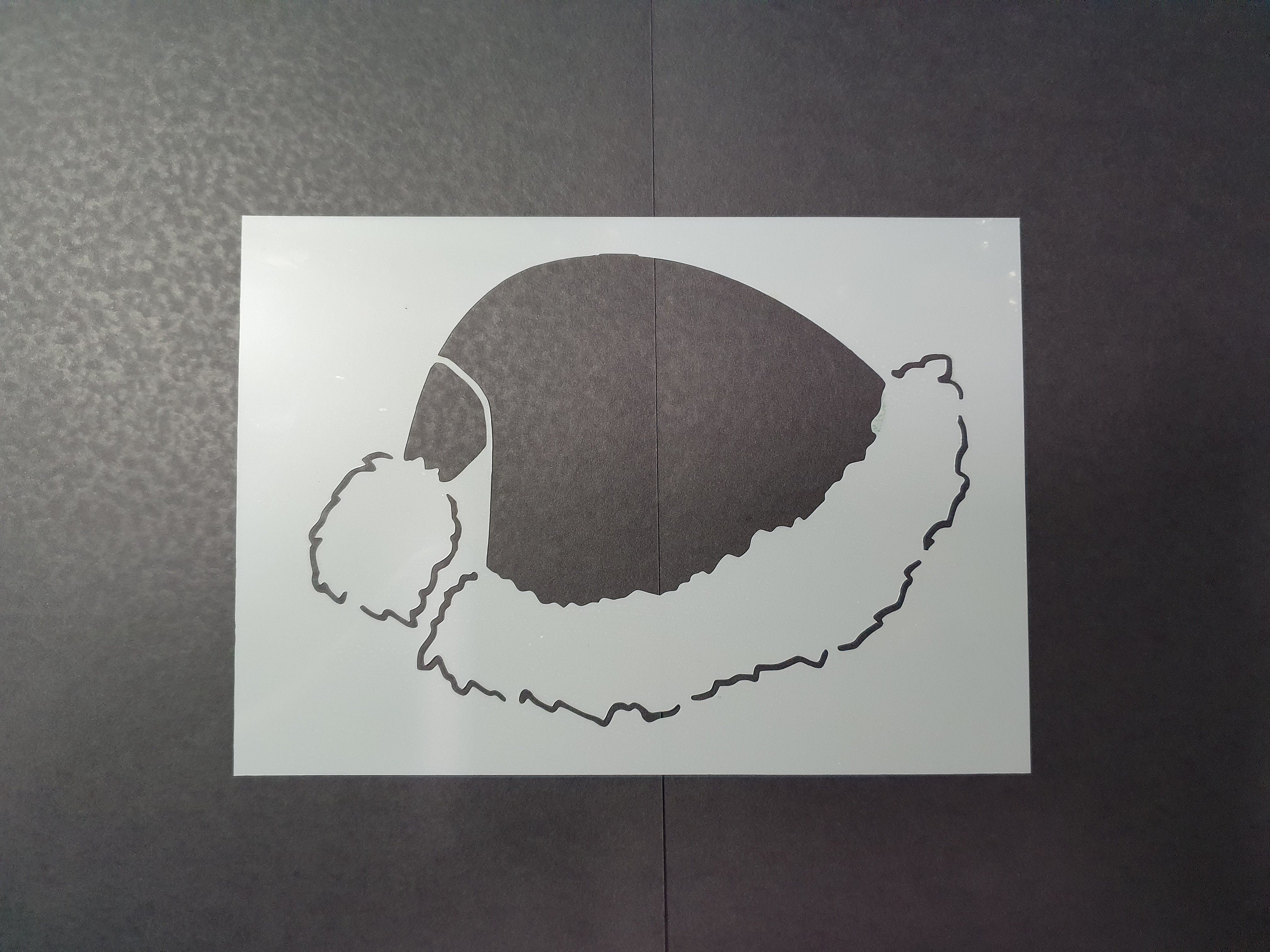 Winter Hat Stencil