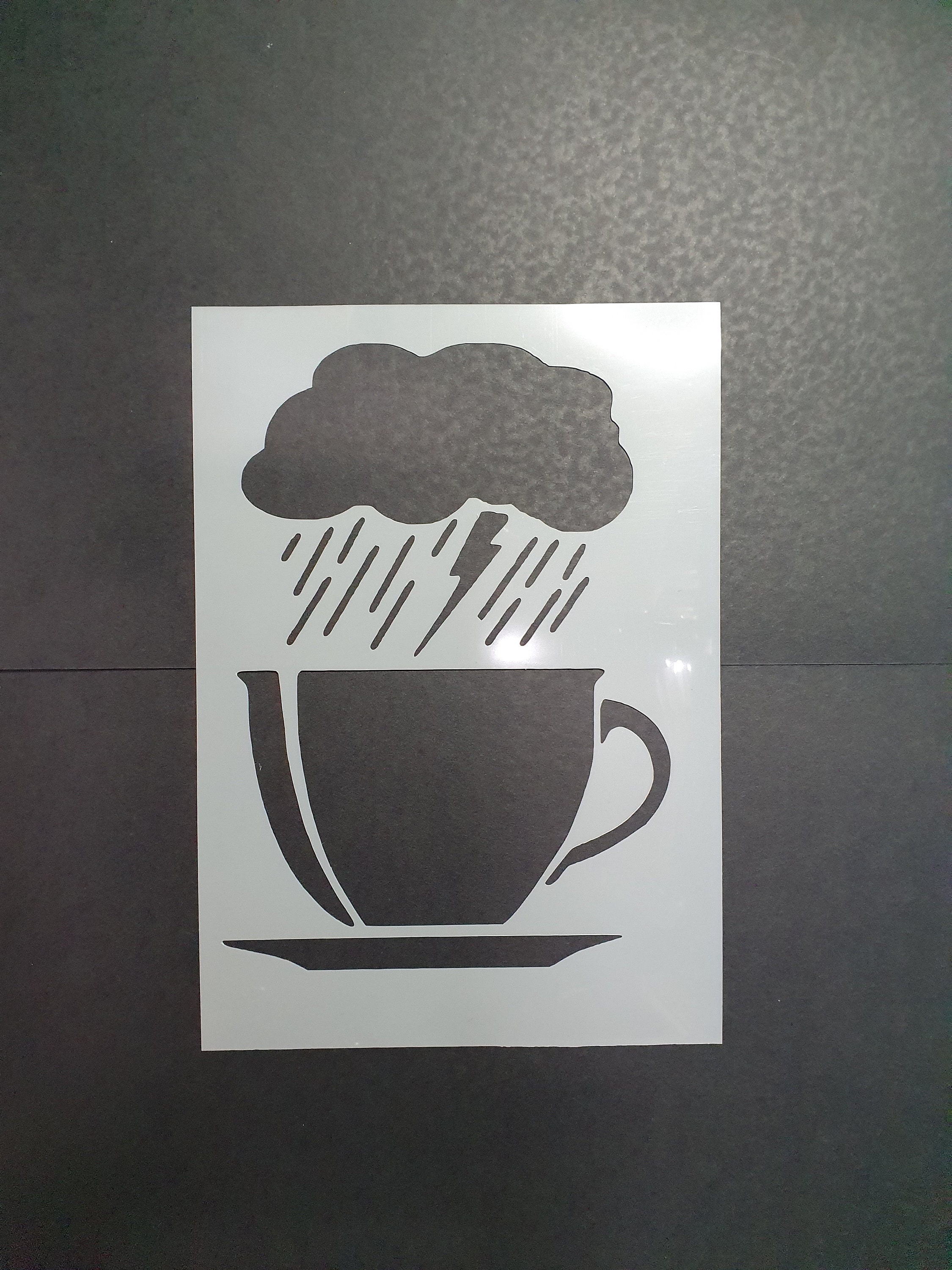 Storm In A Teacup Stencil