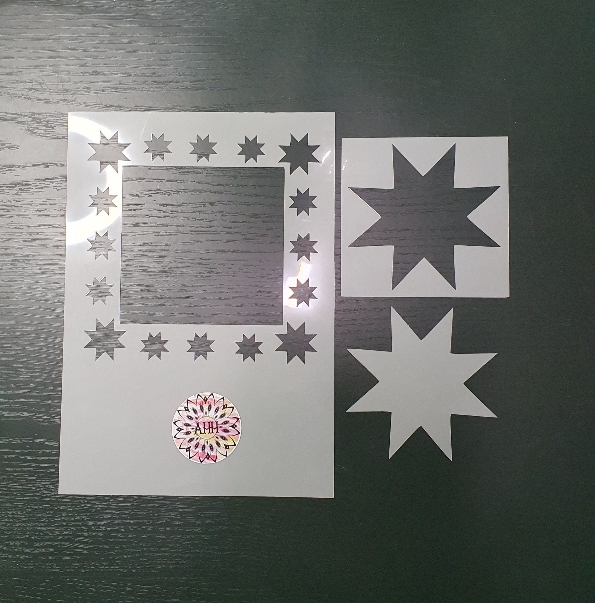 Square Star Frame Stencil & Mask Set