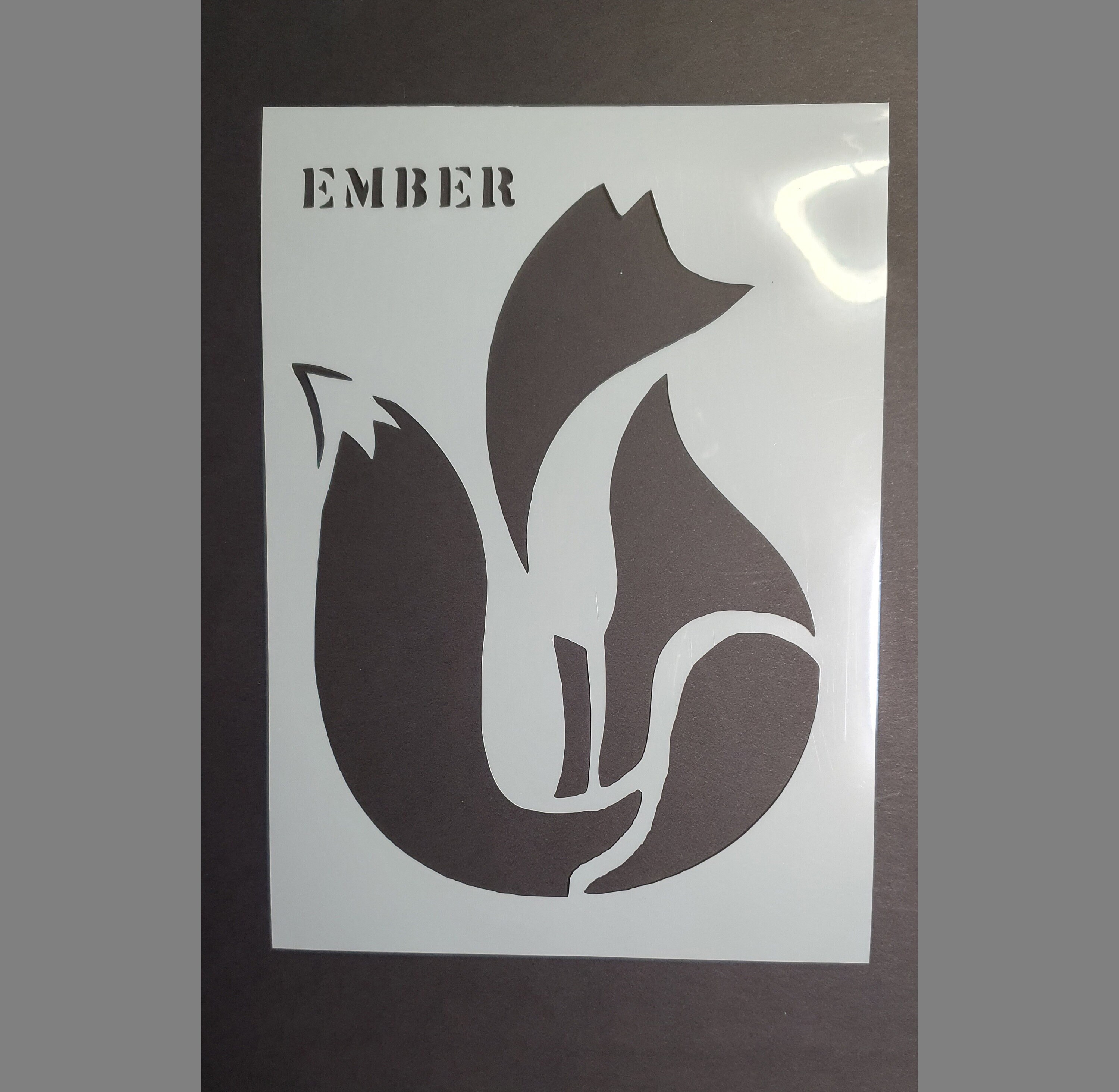 Ember Fox Stencil