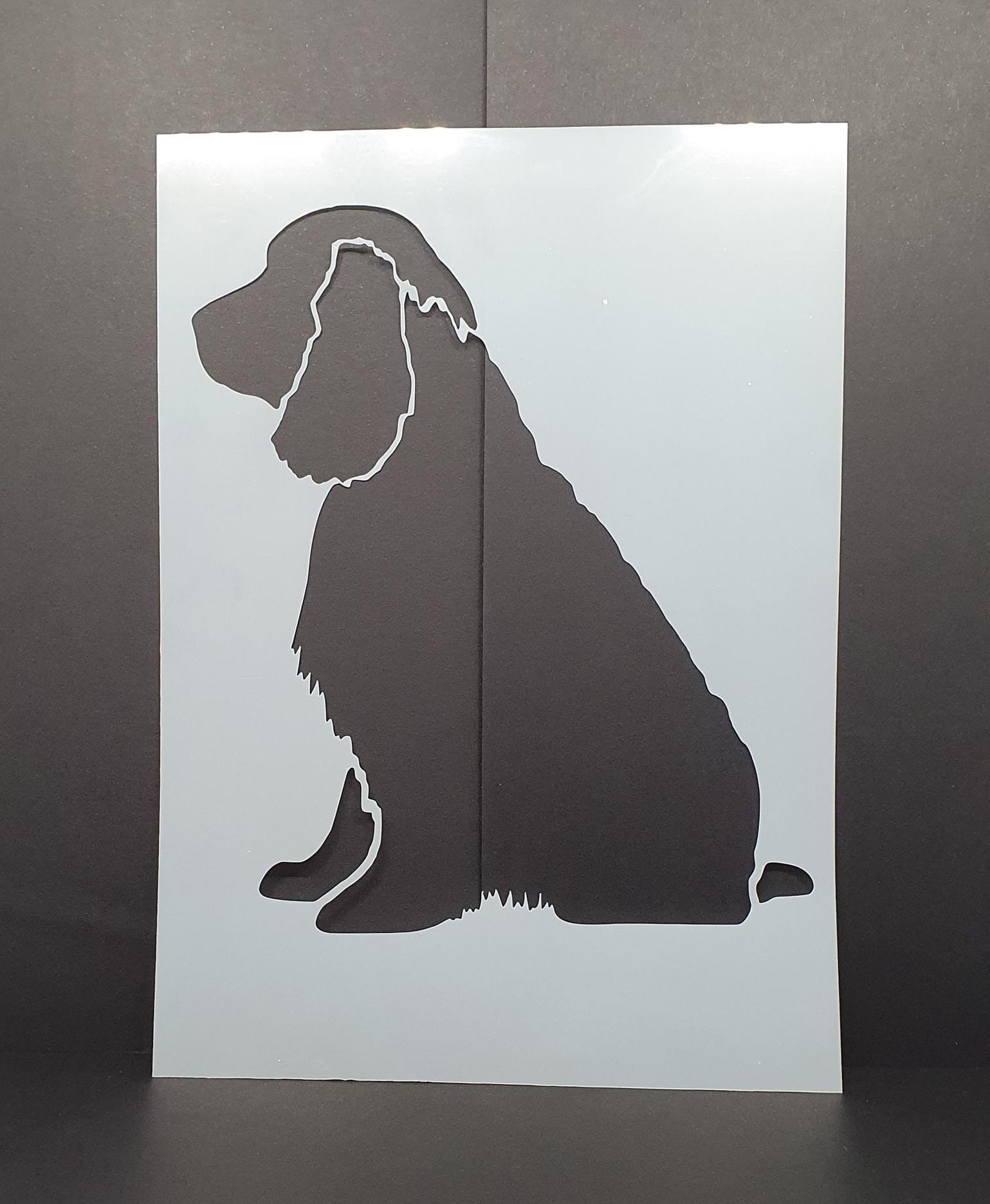 Spaniel Stencil