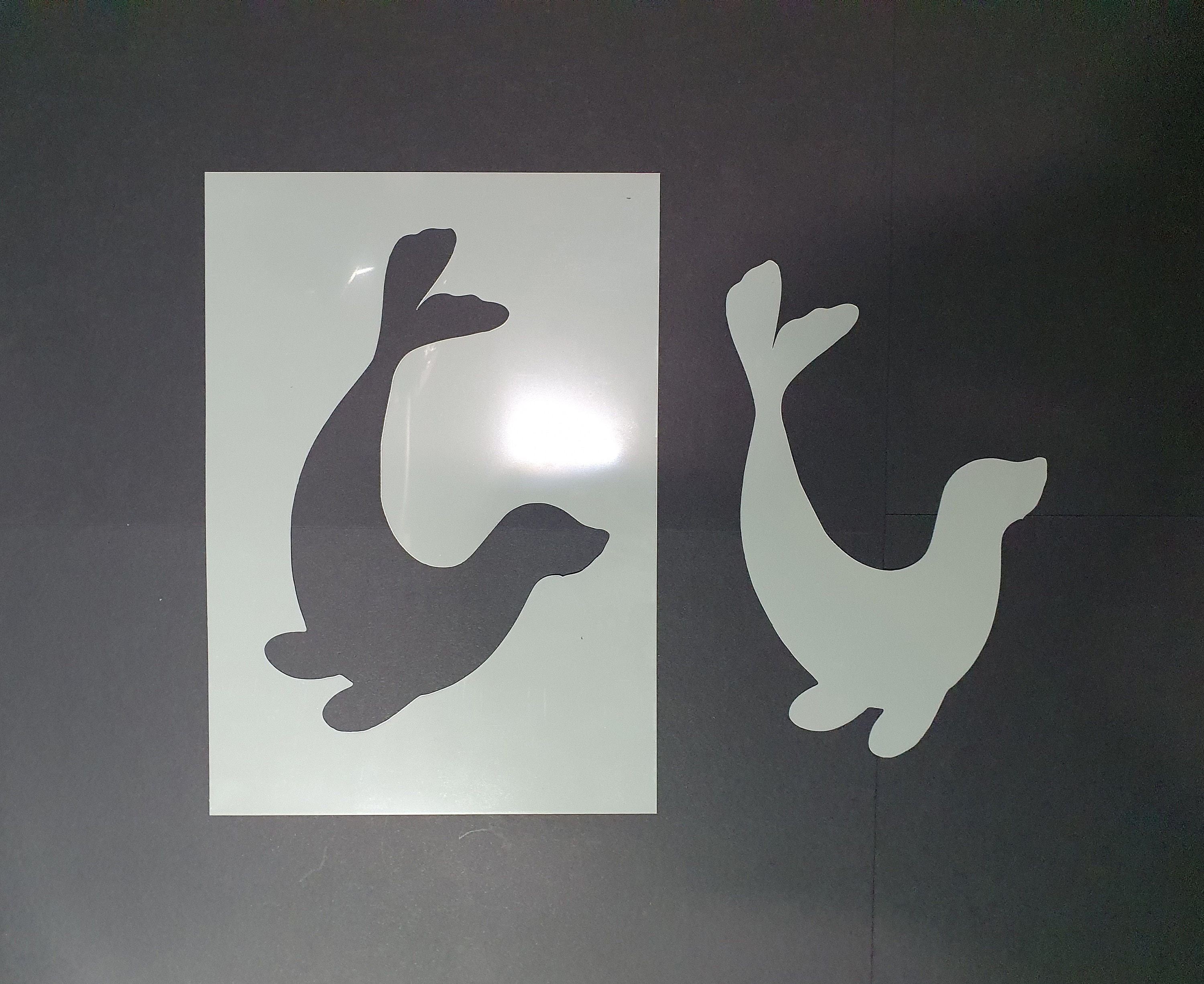 Playful Swimming Seal Mask & Stencil Set