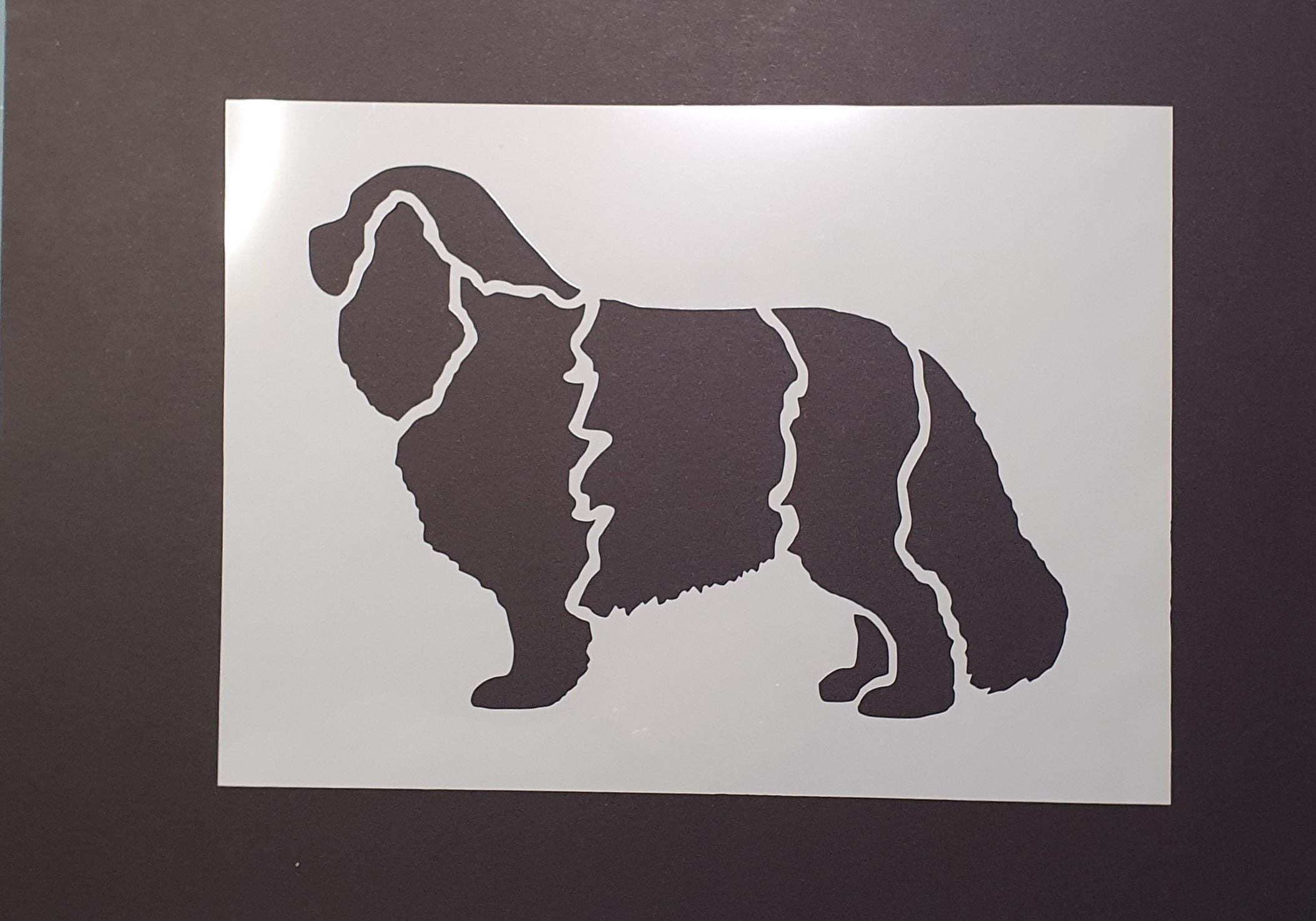 Cavalier King Charles Spaniel Stencil
