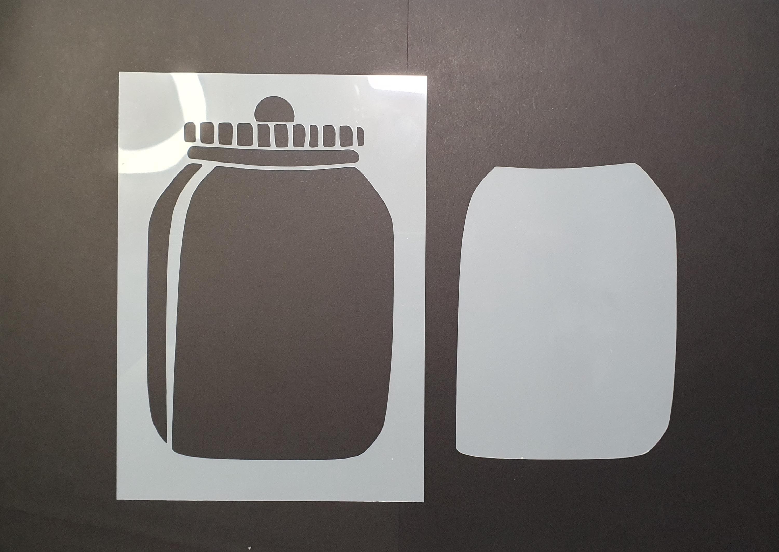 Charming Storage Jar Mask & Stencil Set