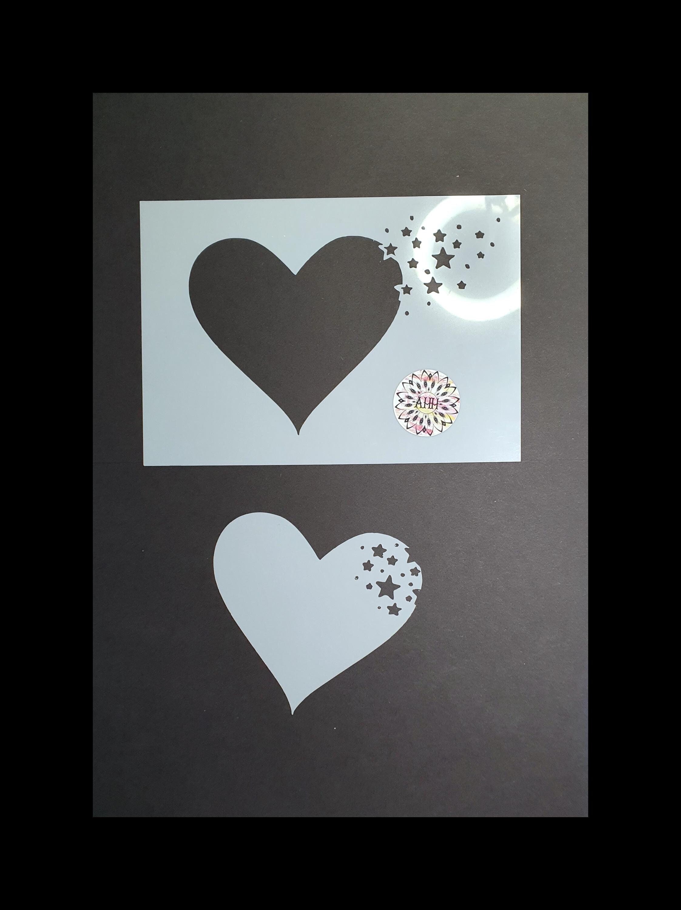 Starry Heart Mask & Stencil Set