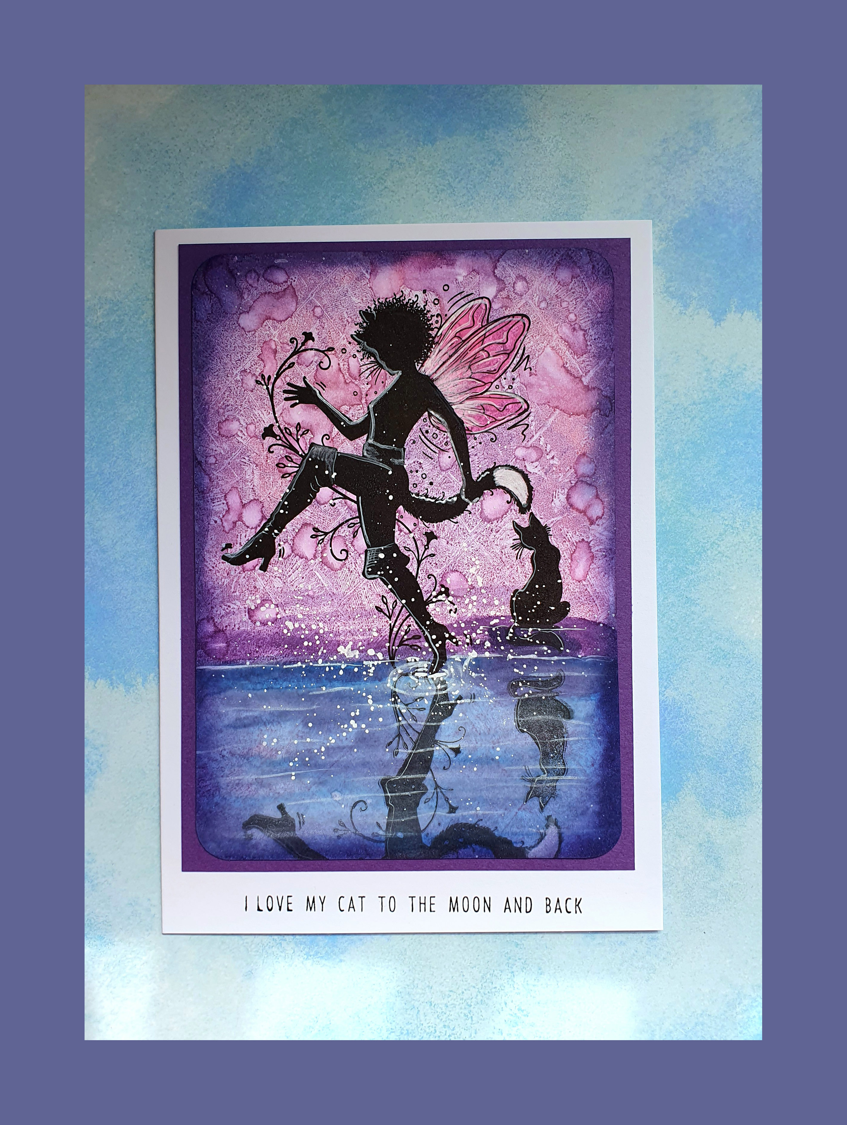 I Love My Cat – Handmade Greeting Card by AngieD | AngiesHappyHobby