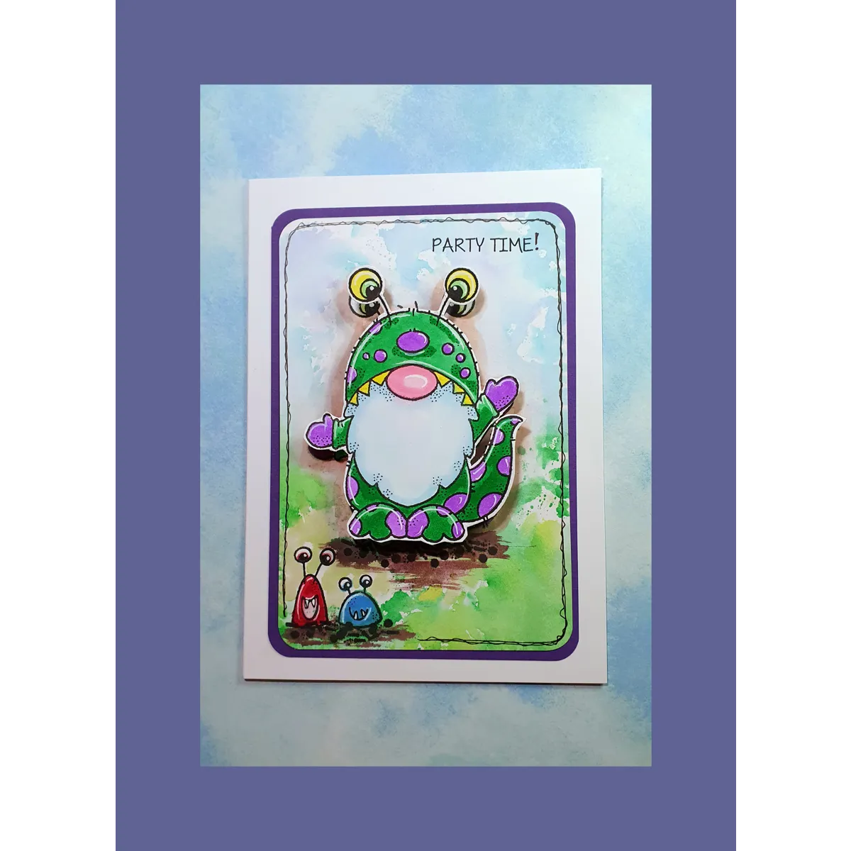 Monster Mirth – Handmade Greeting Card by AngieD | AngiesHappyHobby