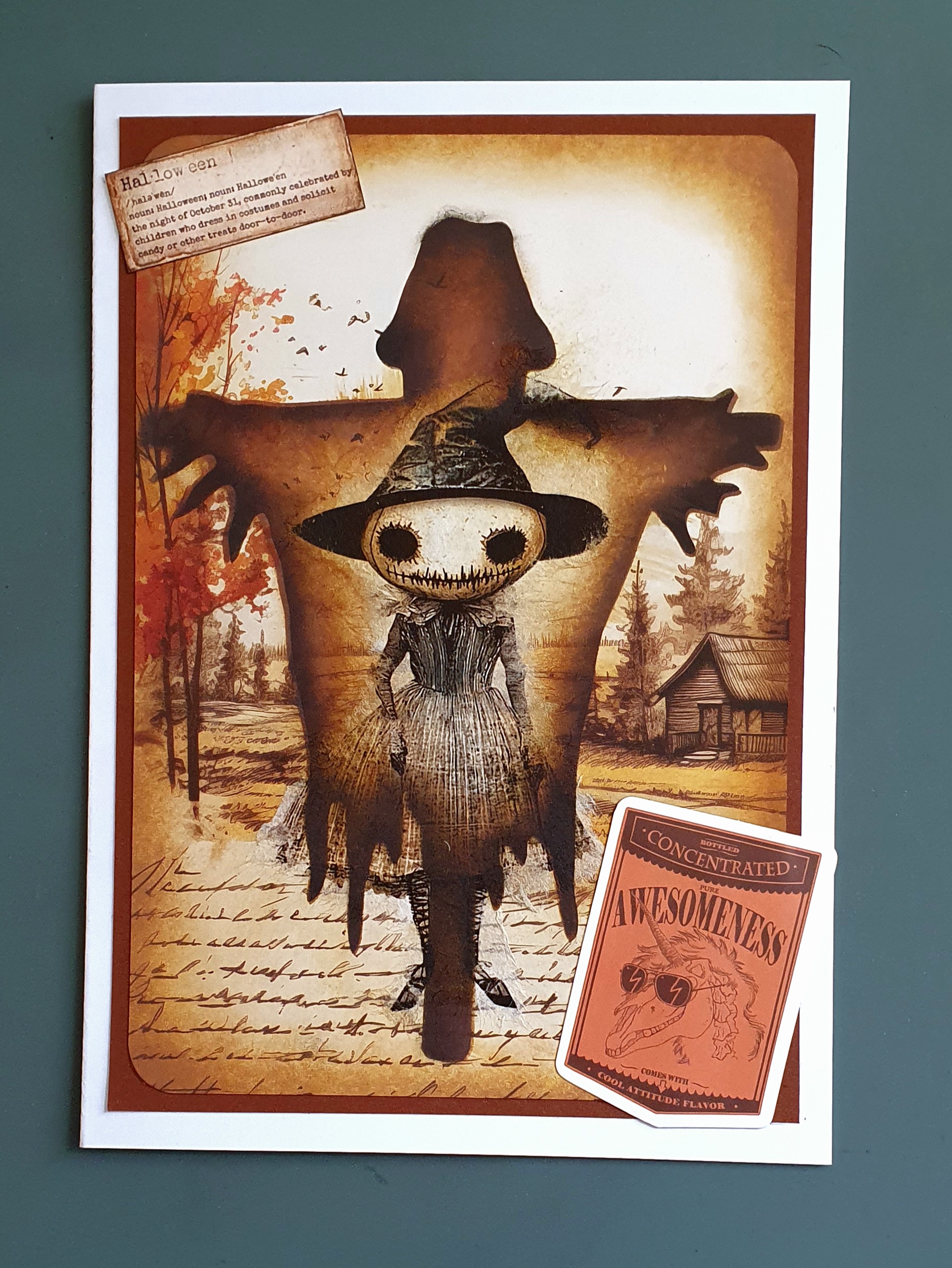 Something Wicked… – Handmade Halloween Greeting Card by AngieD