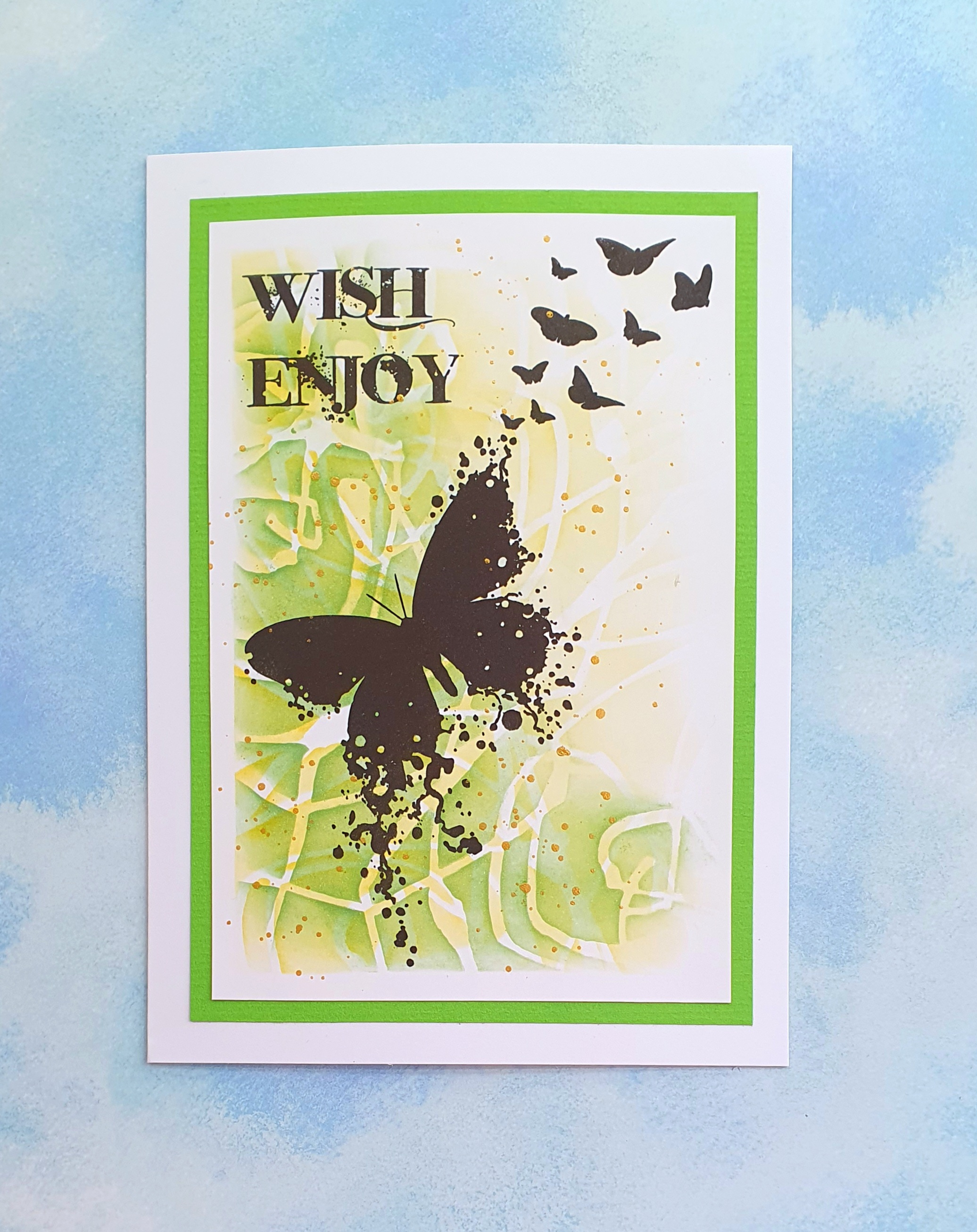 Splutterflying By! – Handmade Greeting Card by AngieD | AngiesHappyHobby