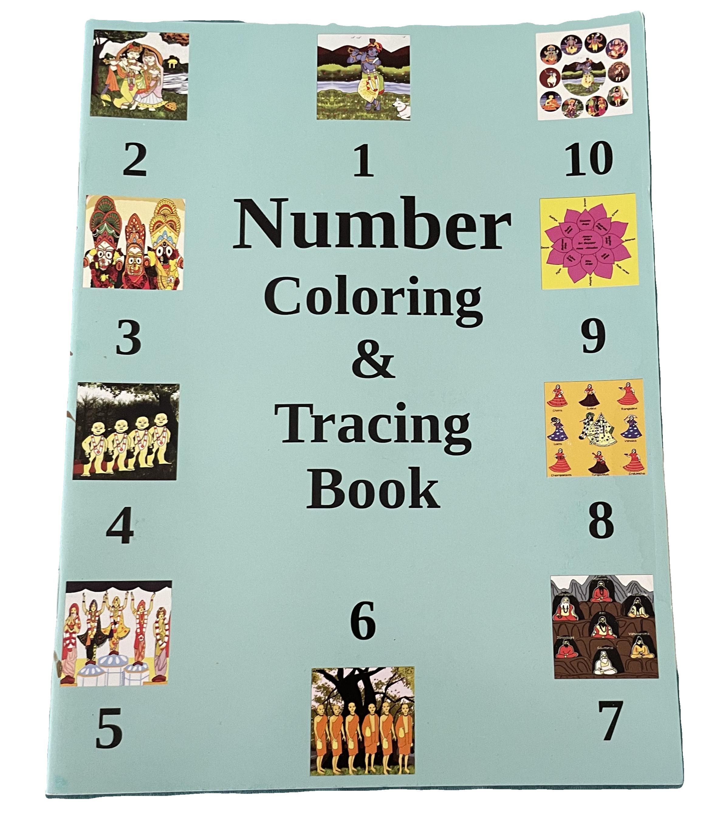 Number: Coloring & Tracing Book