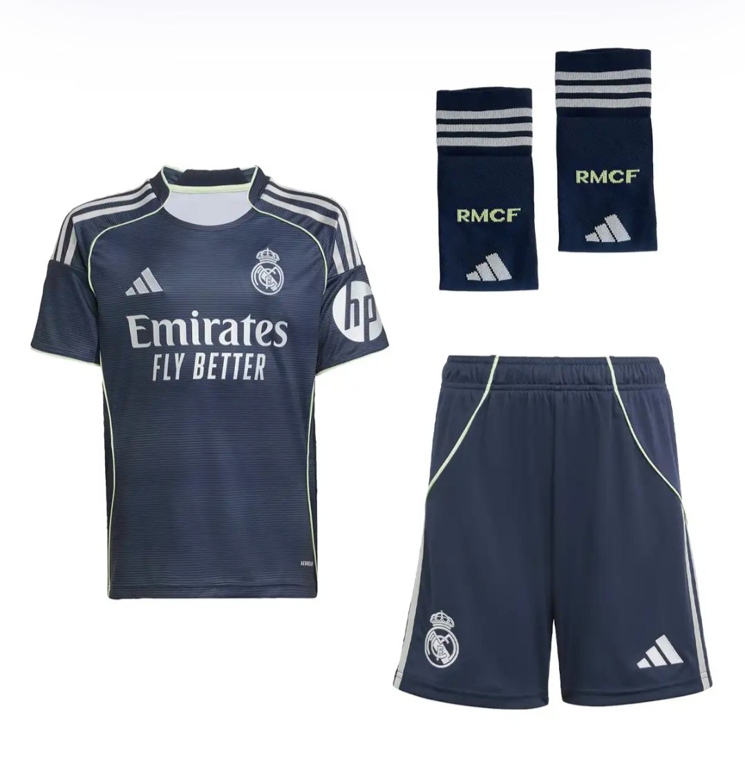 Real Madrid Away Replica personalised Adult Shirt or Kids kit