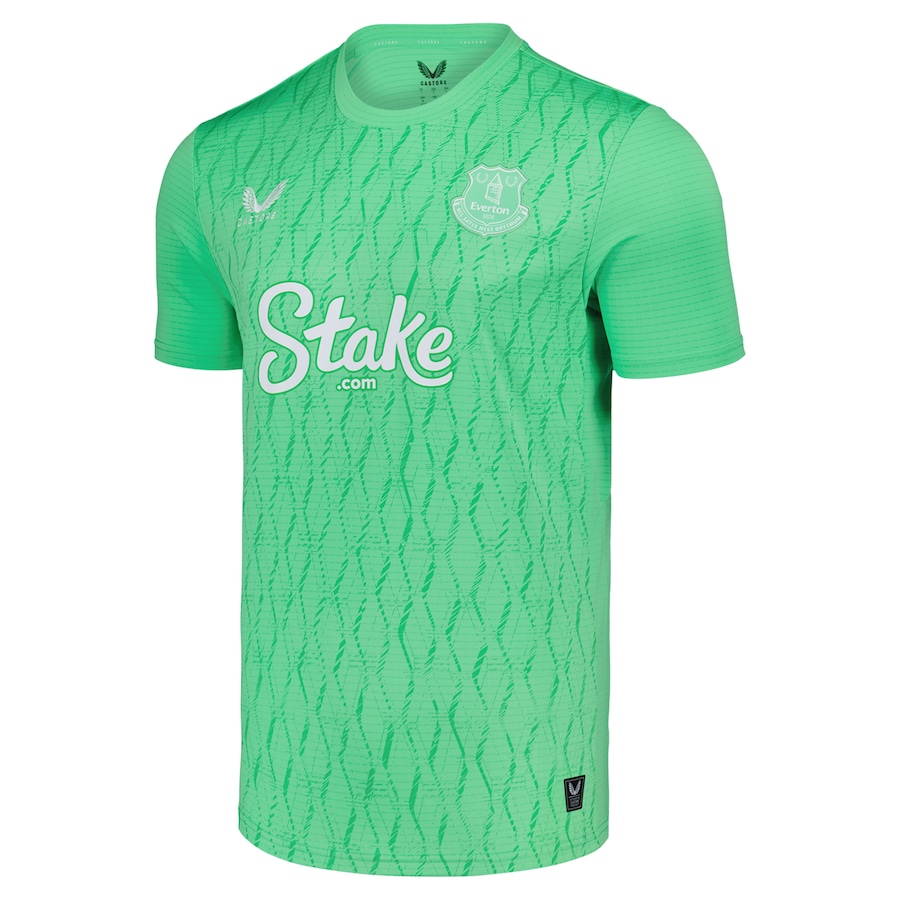 Everton Green Goalkeeper Replica personalised Adult Shirt or Kids kit GK Keeper