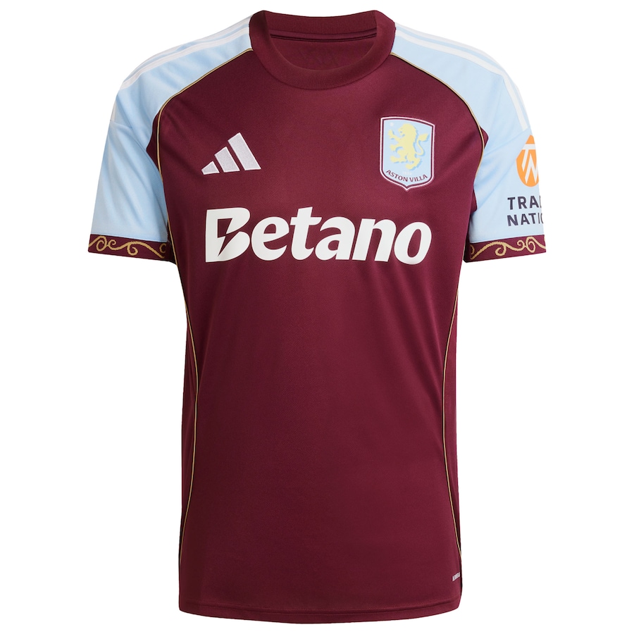 Aston Villa Home Replica Personalised Adult Shirt or Kids kit