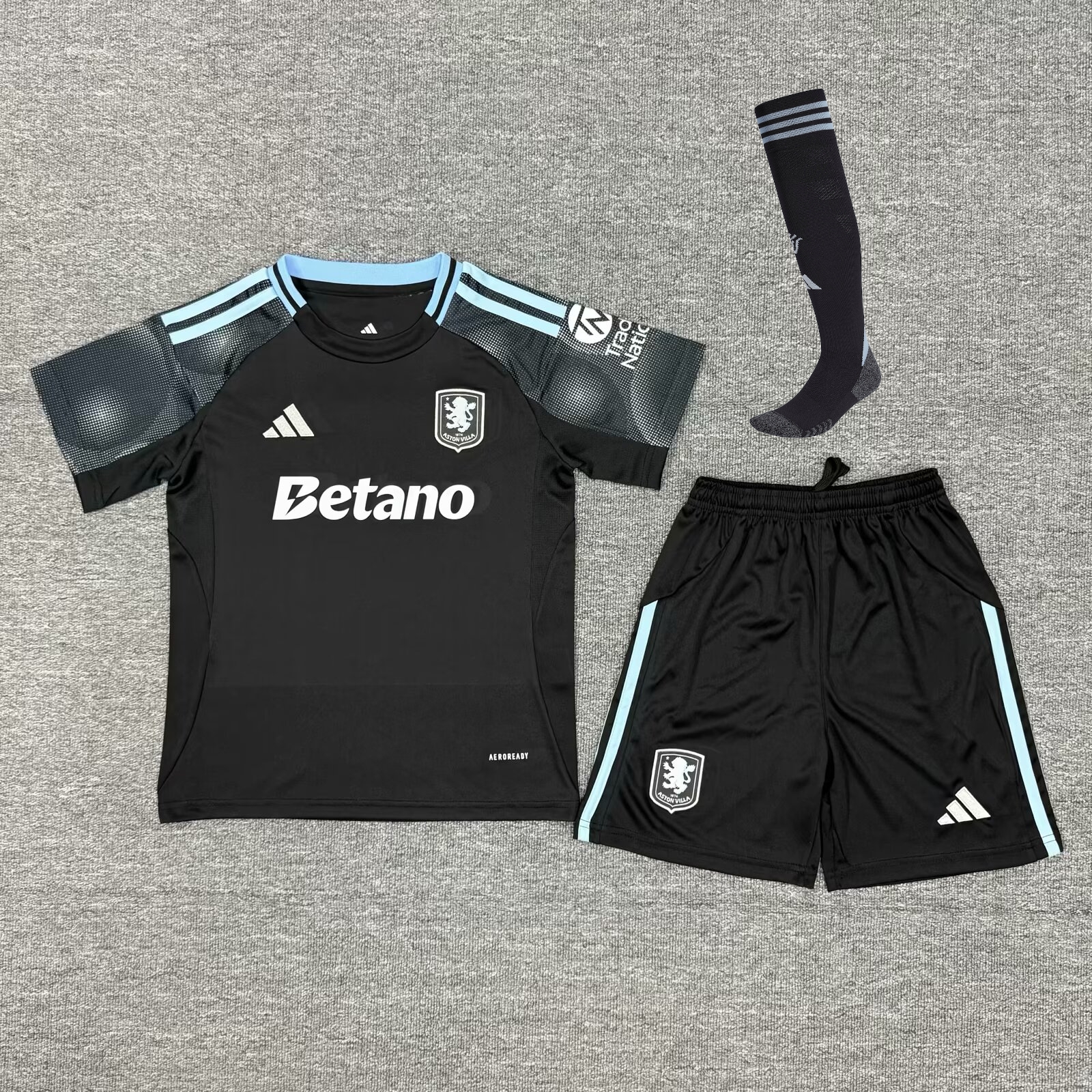 Aston Villa Away Replica Personalised Adult Shirt or Kids kit