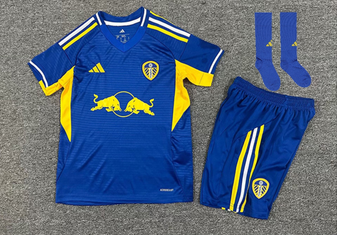 Leeds United Away Replica Personalised Adult Shirt or Kids kit