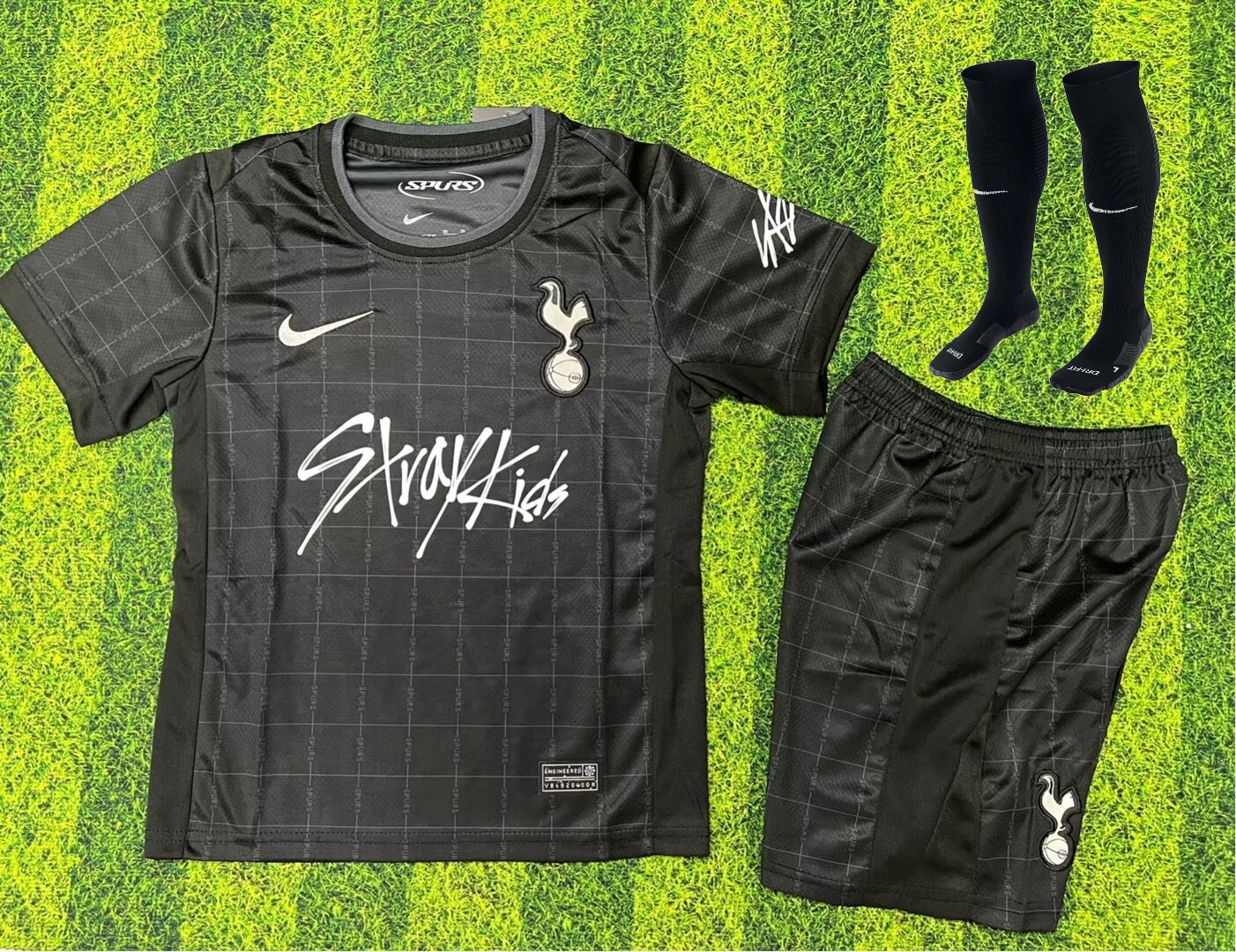 Tottenham Hotspur Away Stray Kids Limited Edition Replica personalised Adult Shirt or Kids kit spurs