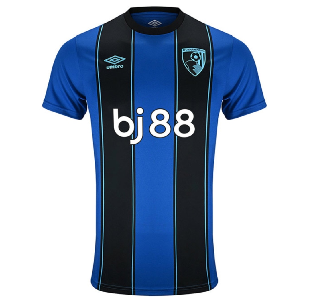 Bournemouth Away Replica personalised Adult Shirt or Kids kit