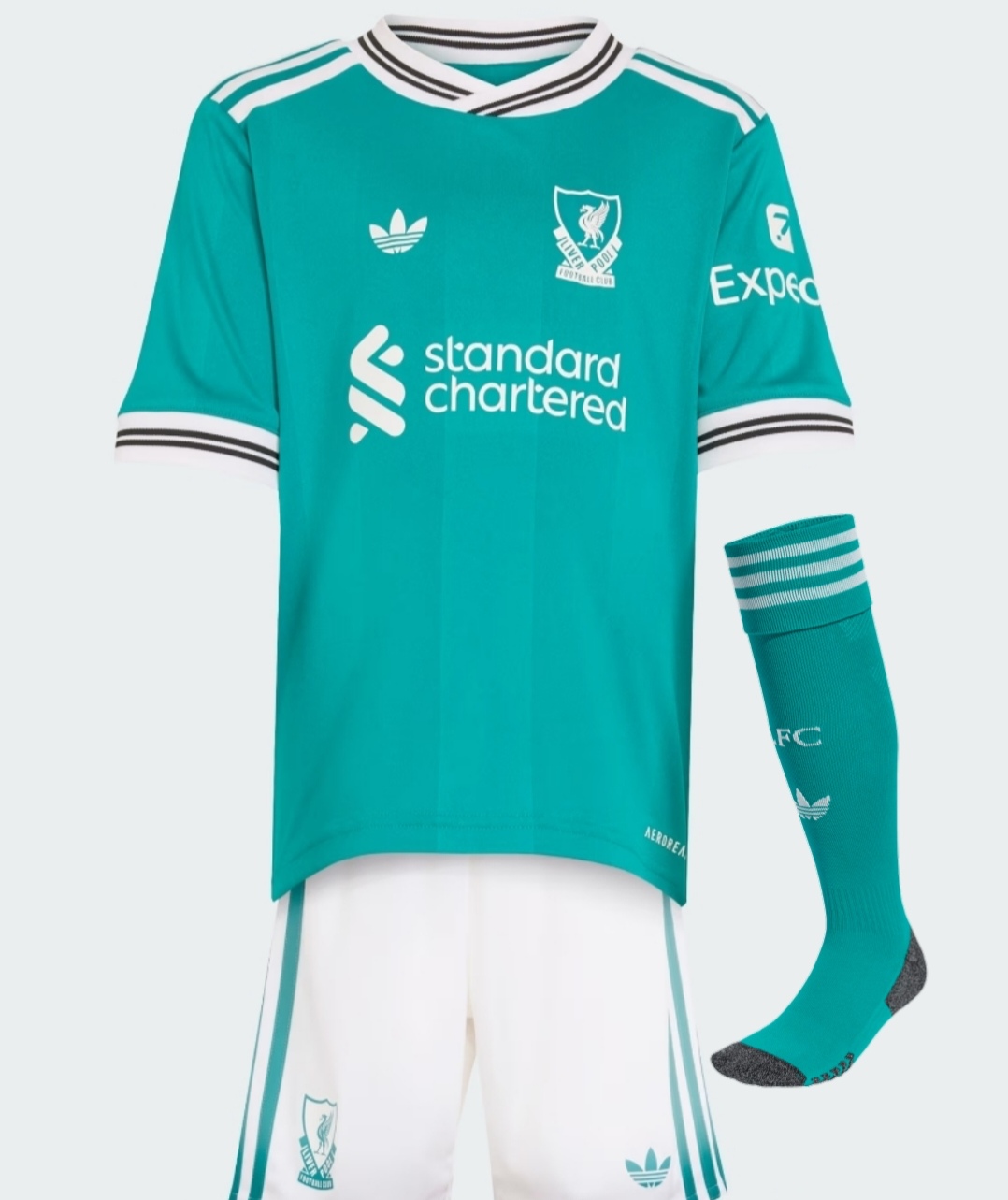 Liverpool Third Replica personalised Adult Shirt or Kids kit