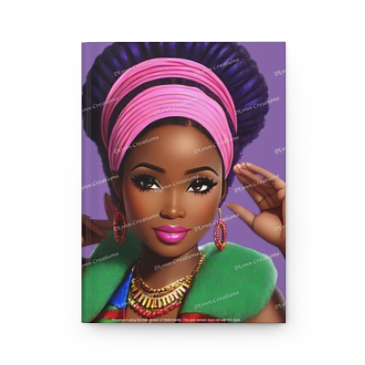 Onyx, from the Nubian Collection, Hardcover Matte Journal