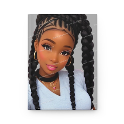 Tia, from the Nubian Collection, Hardcover Matte Journal