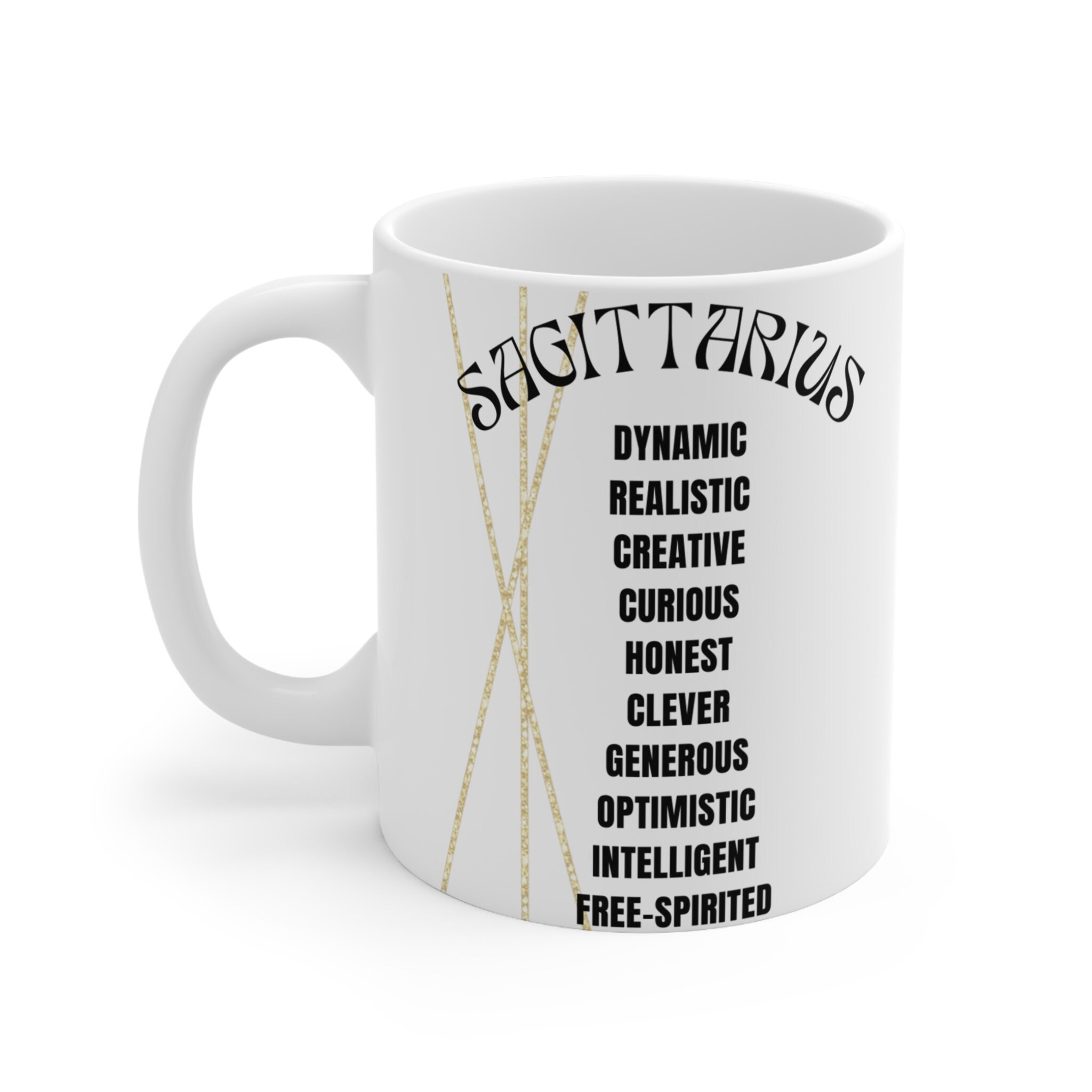 Sagittarius 11oz White Ceramic Coffee Mug