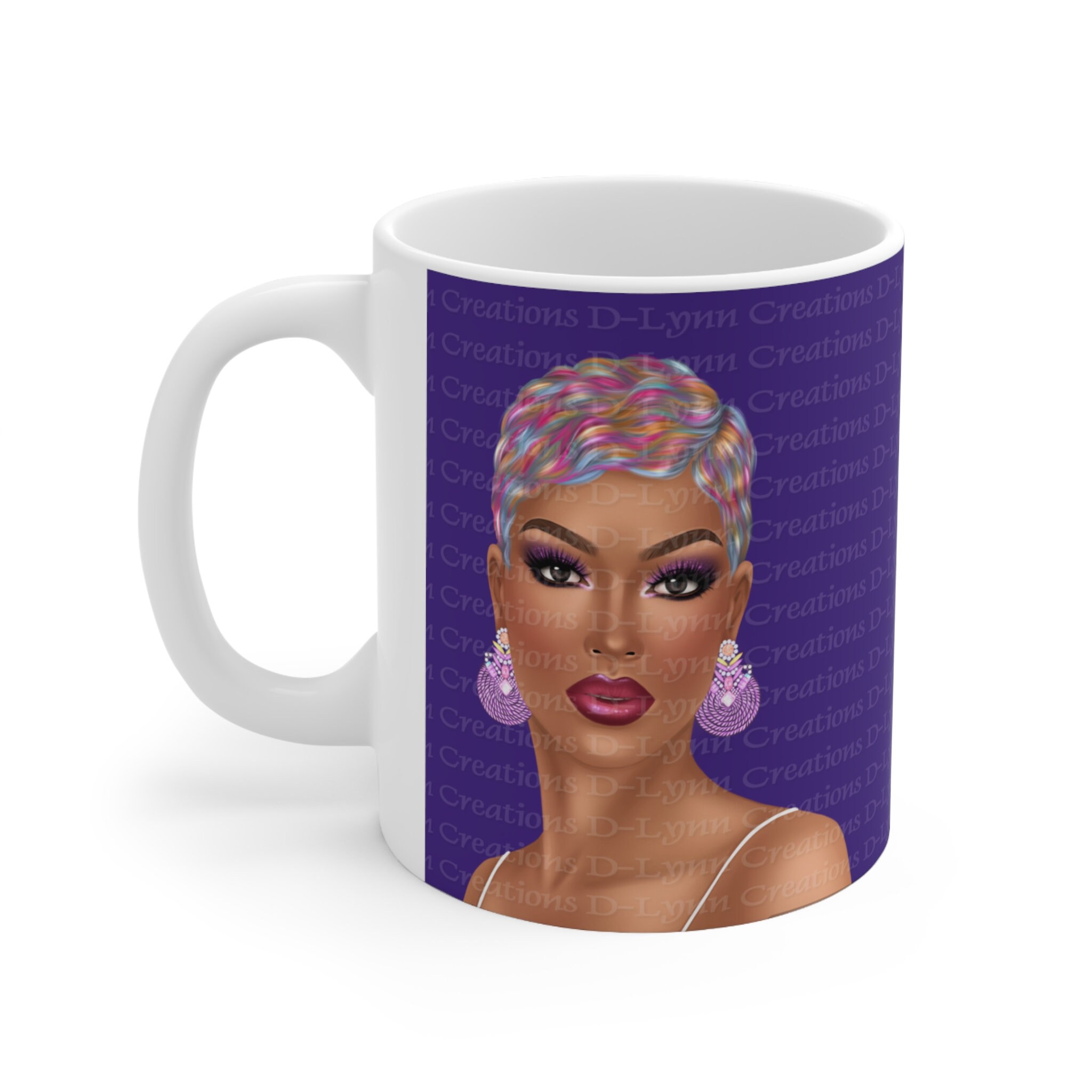 She's Classy Melanin Woman 11oz Ceramic Mug (watermark removed once purchased)