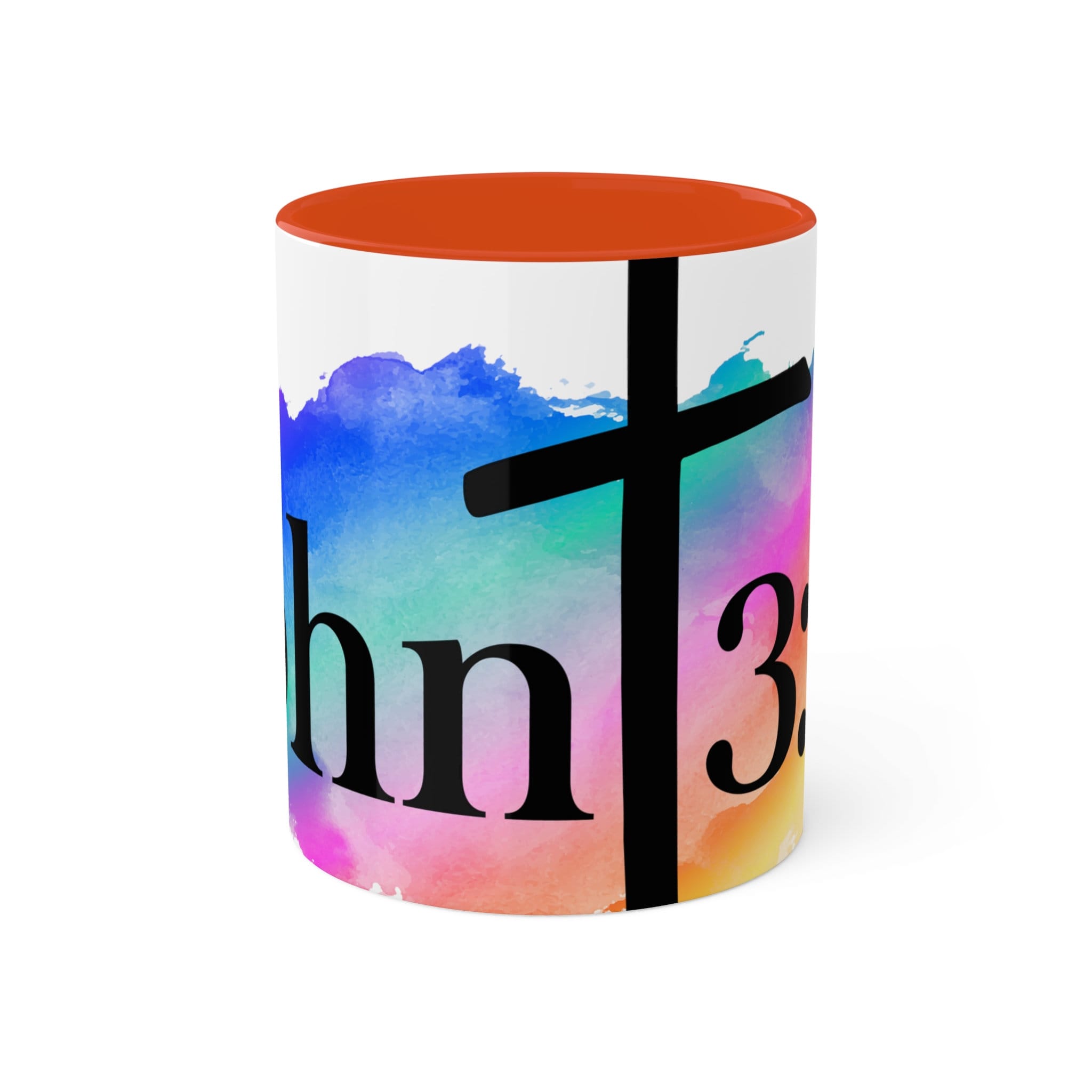 John 3:16, 11oz Colorful Ceramic Coffee Mug