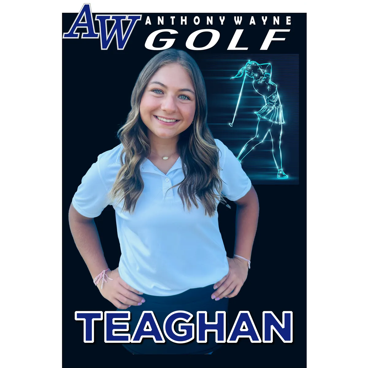 Girls Golf Signs
