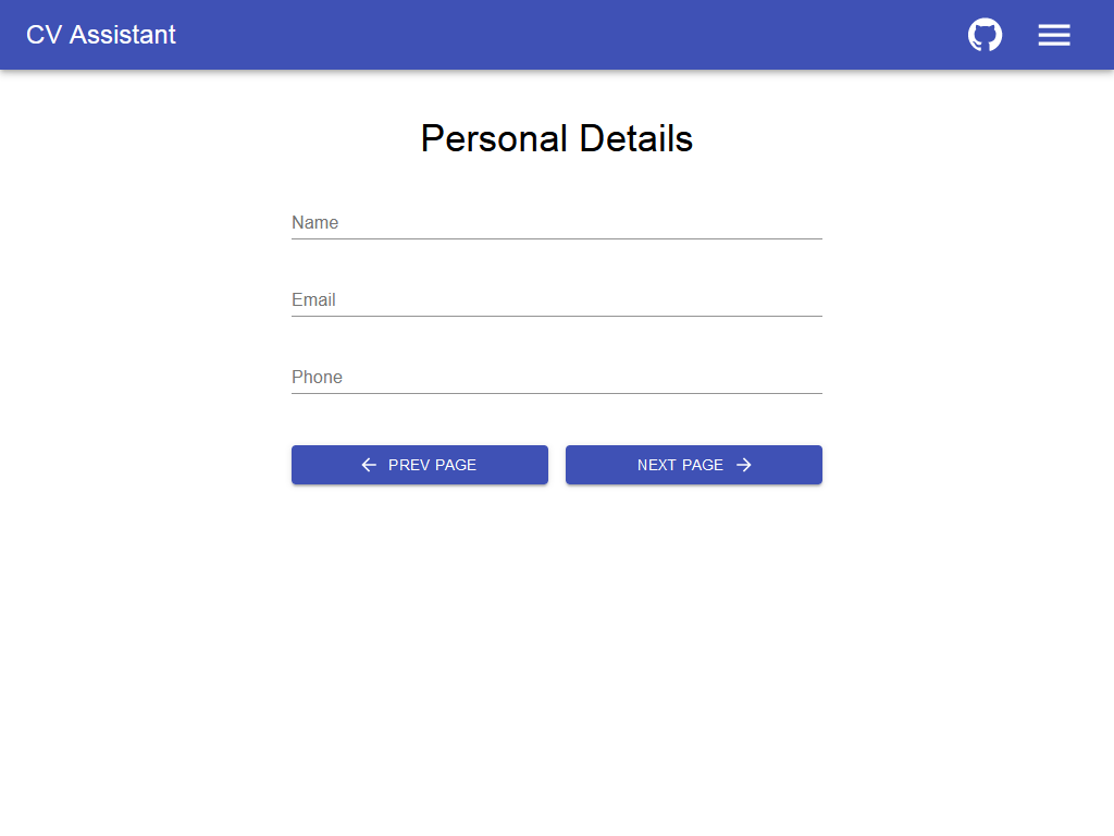 CV Assistant