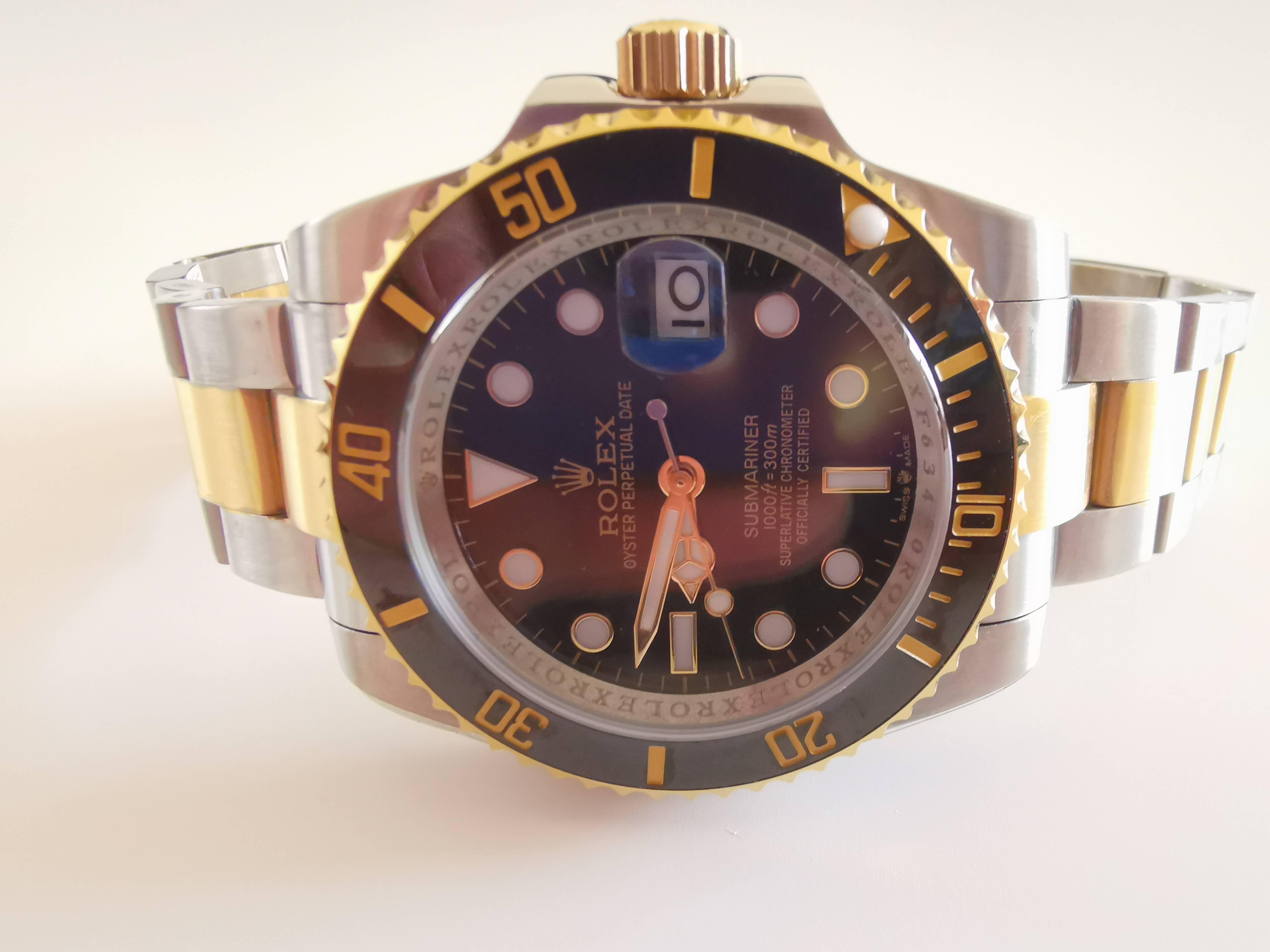 sub tt black dial 40mm