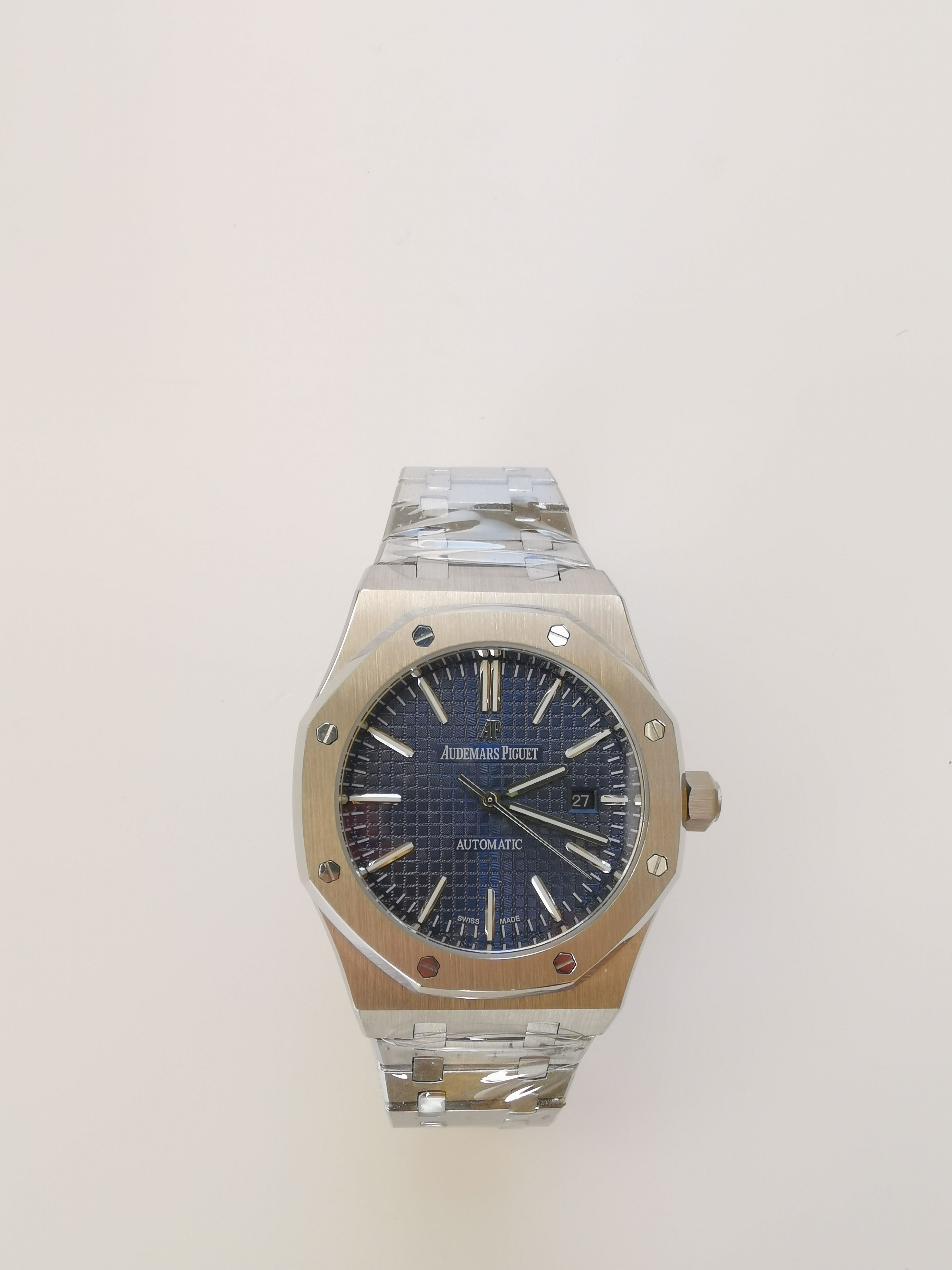 ap silver blue dial