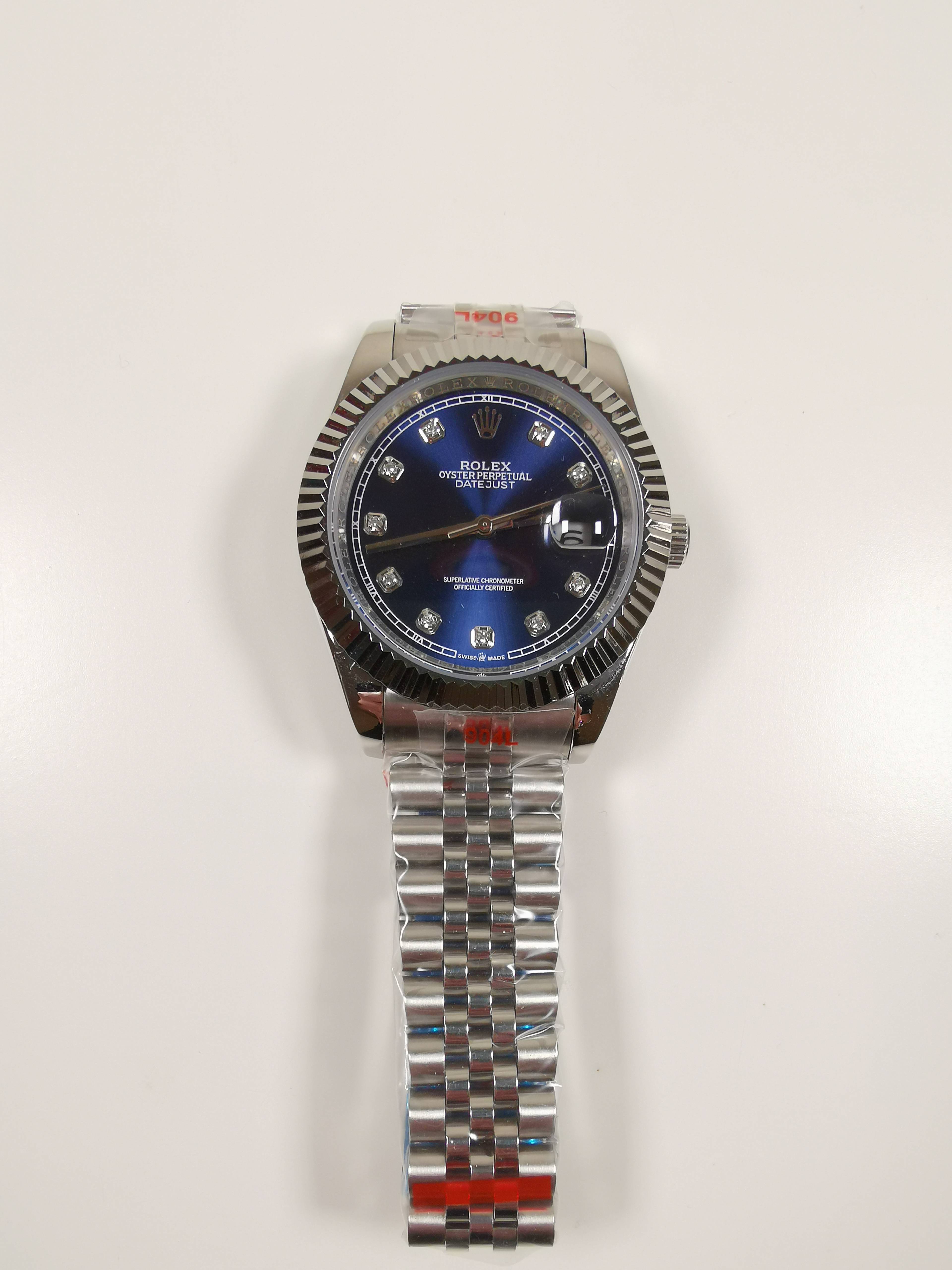 dj blue 40mm diamond dial