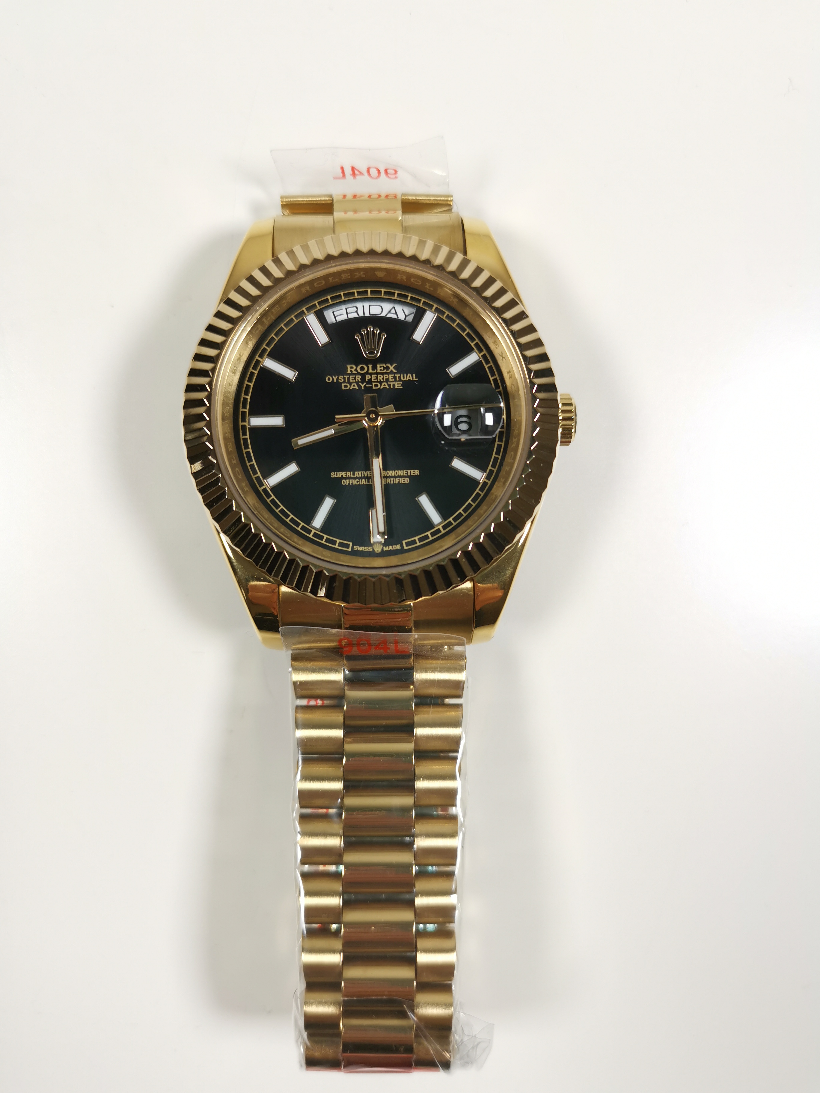 dd gold black stick dial 40mm