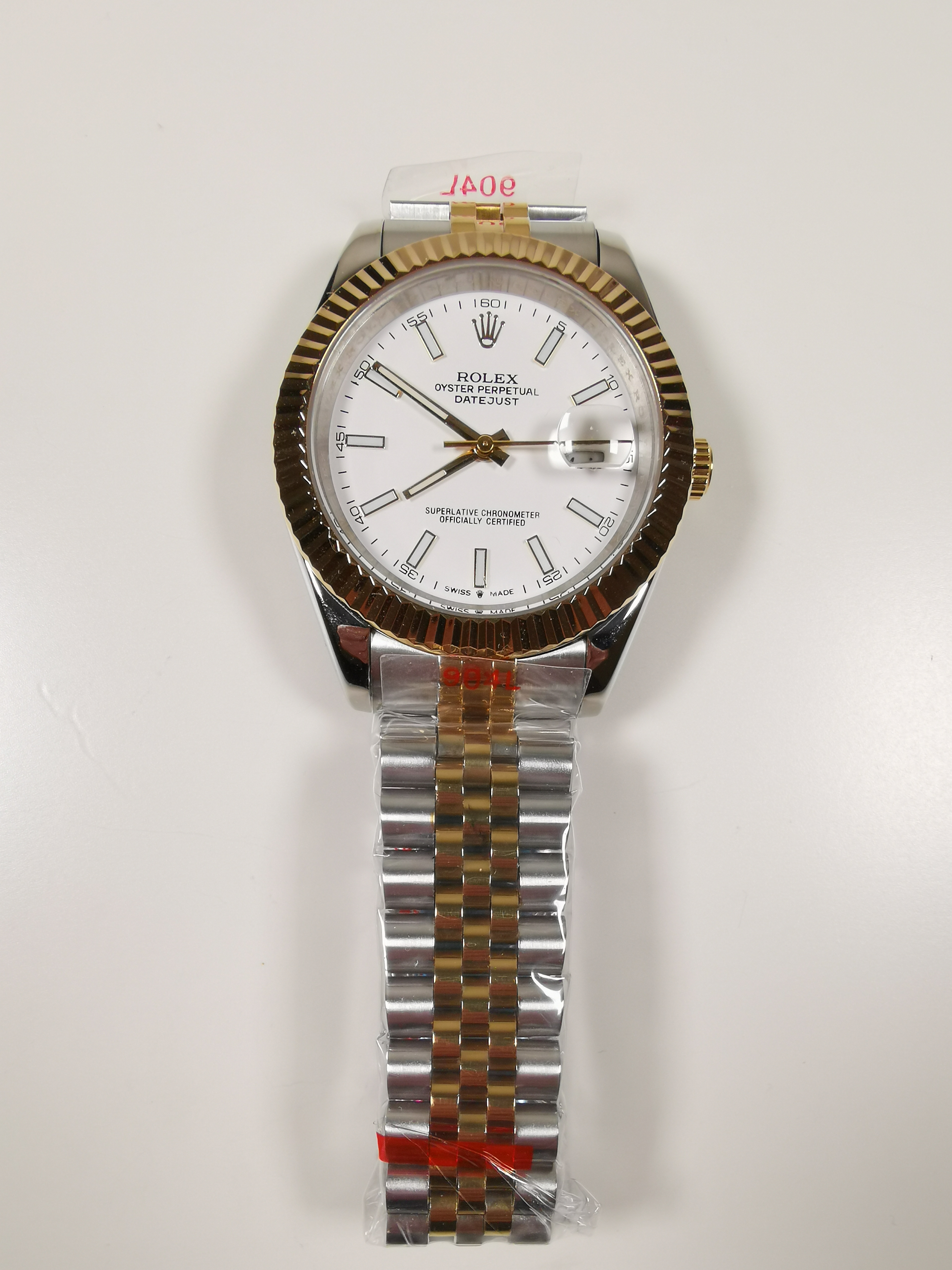 dj tt 40mm white stick dial