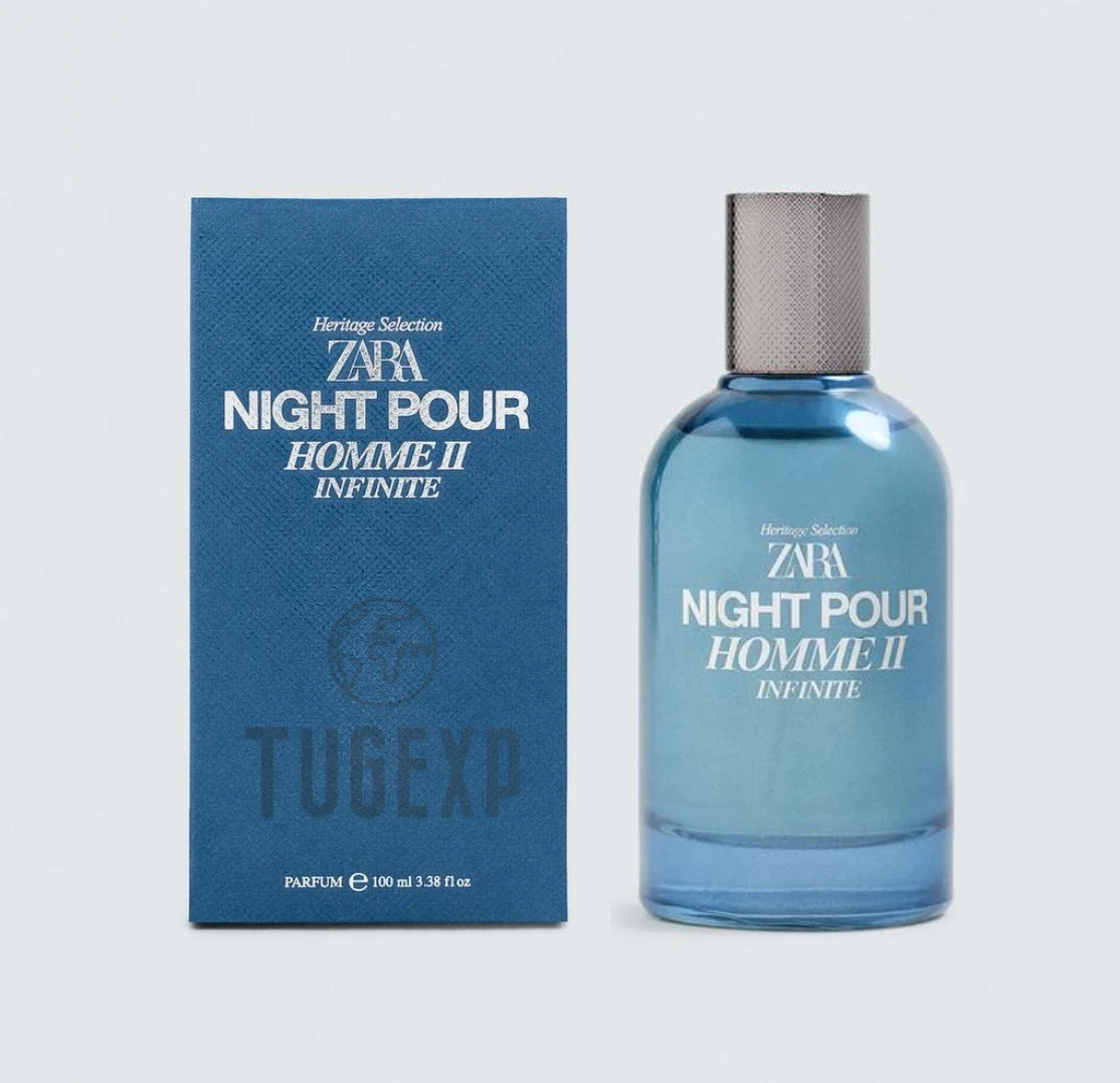 Zara Night Pour Homme 2 INFINITE Eau Parfum 100ml Perfume Men Fragrance New