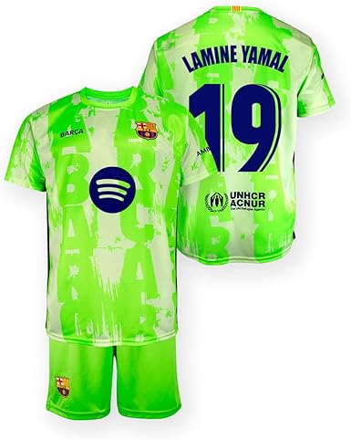 FCB Barcelona Conjunto Camiseta y pantalón 3ª EQ 2024/25 - RÉPLICA Licencia Oficial