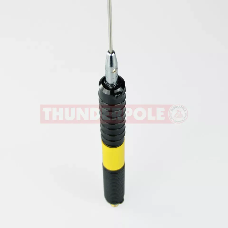 Antenne CB Thunderpole Silver Rod 1/2 Onde 26-30 MHz - Pour Station De Base AM/FM/SSB - 5,25m