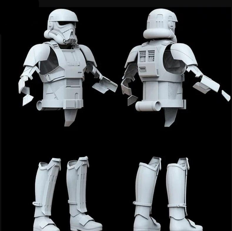 Full-Scale Patrol Trooper Armor – 3D Printed Custom Costume