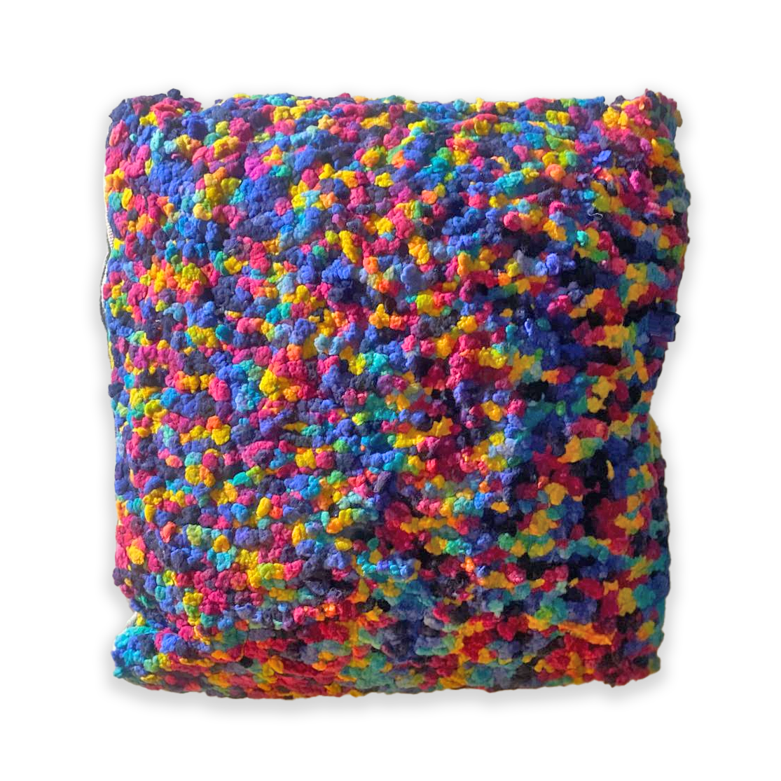"Like a Rainbow" Pillow Handcrafted Burst of Color
